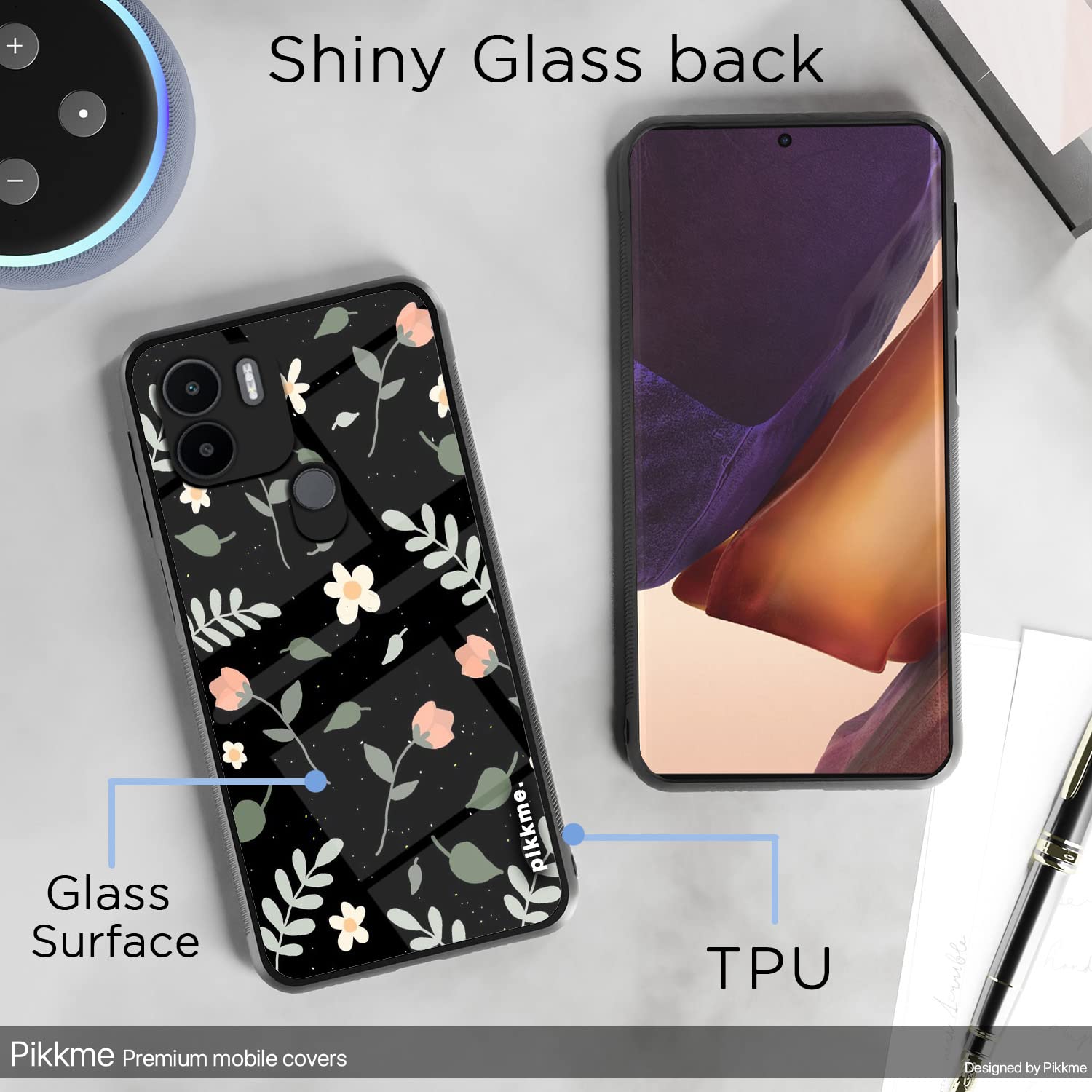 Redmi A1 Plus/A2 Plus/Poco C50 Flower mobile cover by Pikkme – photo 3