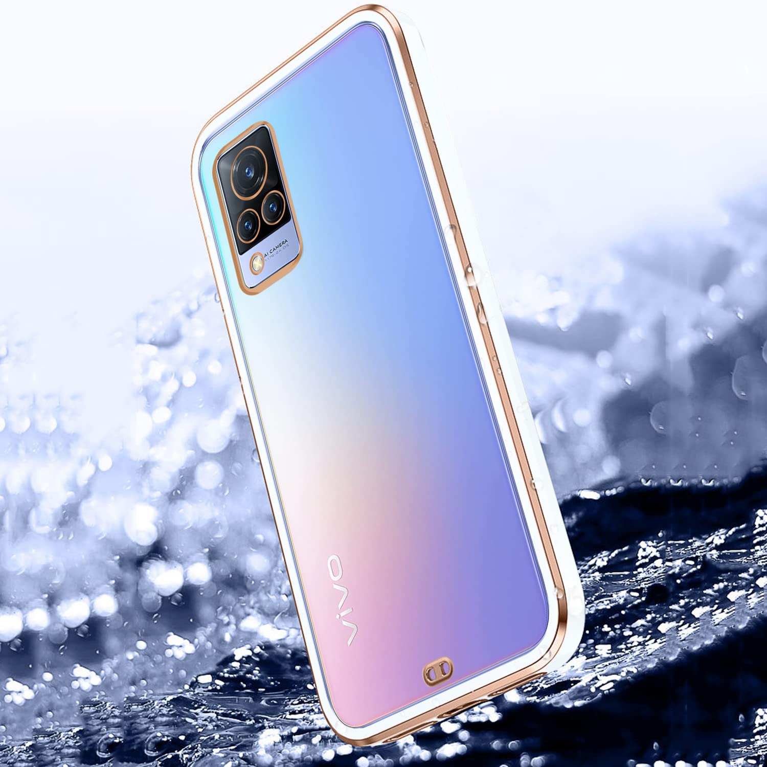White Chrome phone cover for Vivo V21 5G – Pikkme – photo 2
