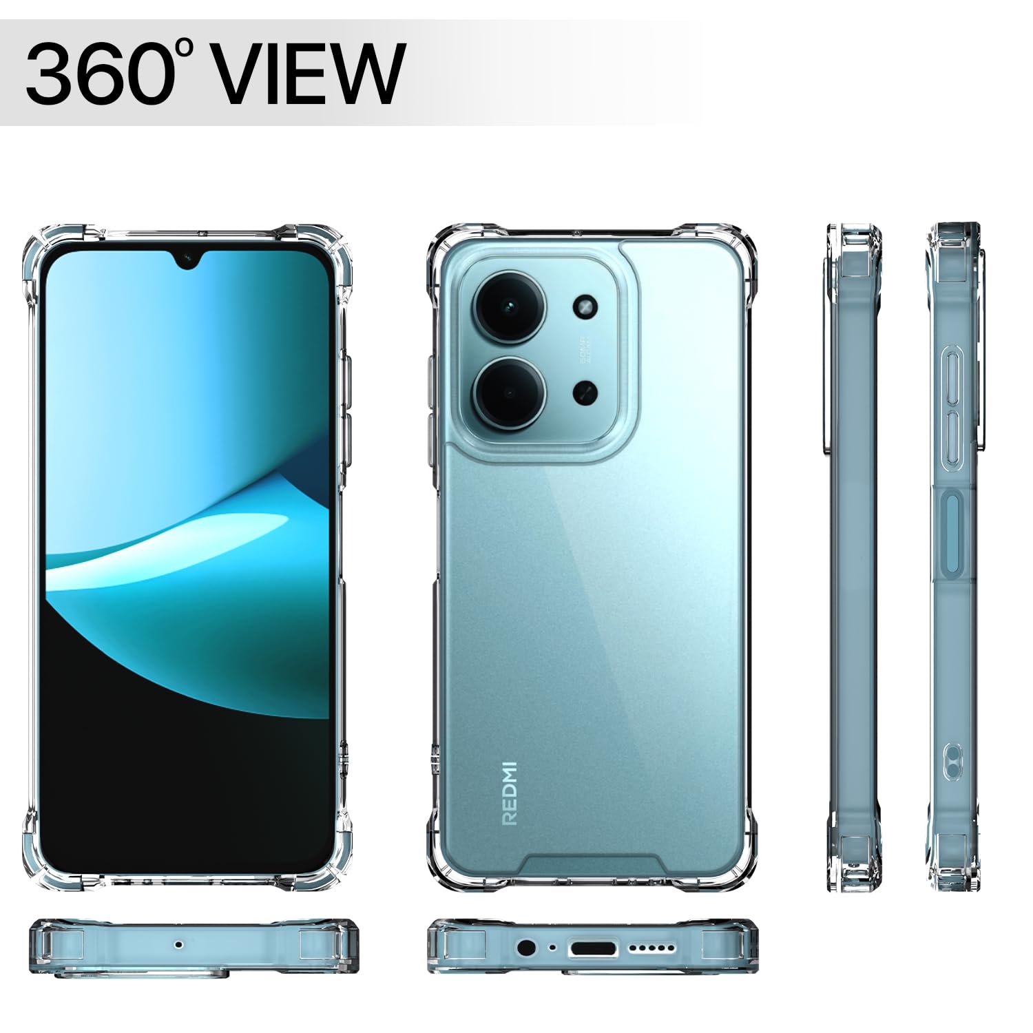 Transparent mobile cover for Redmi 15c 5G – Pikkme – photo 7