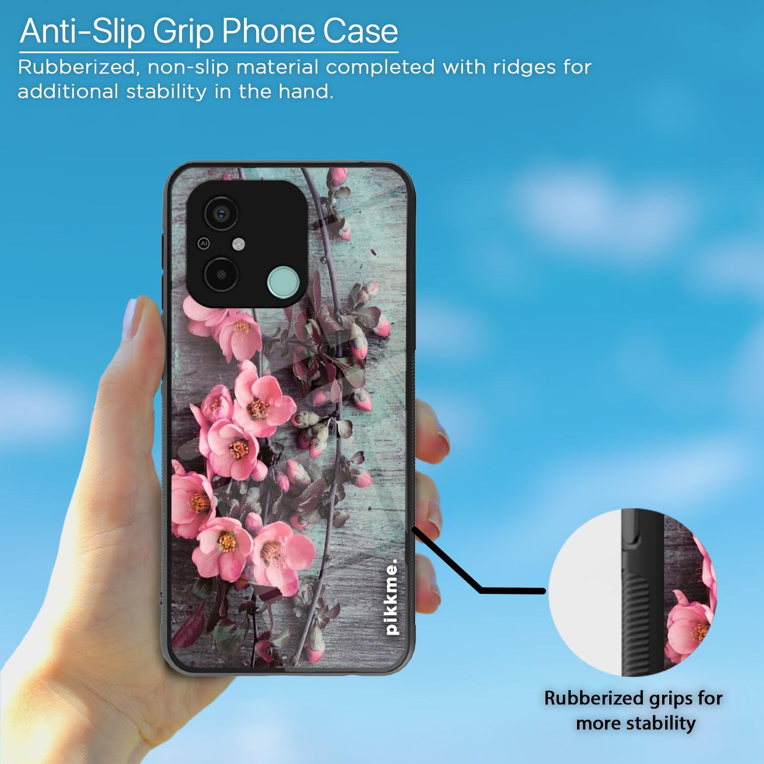 Flower Mobile cover for Redmi 12C/Poco C55 – Pikkme – photo 5