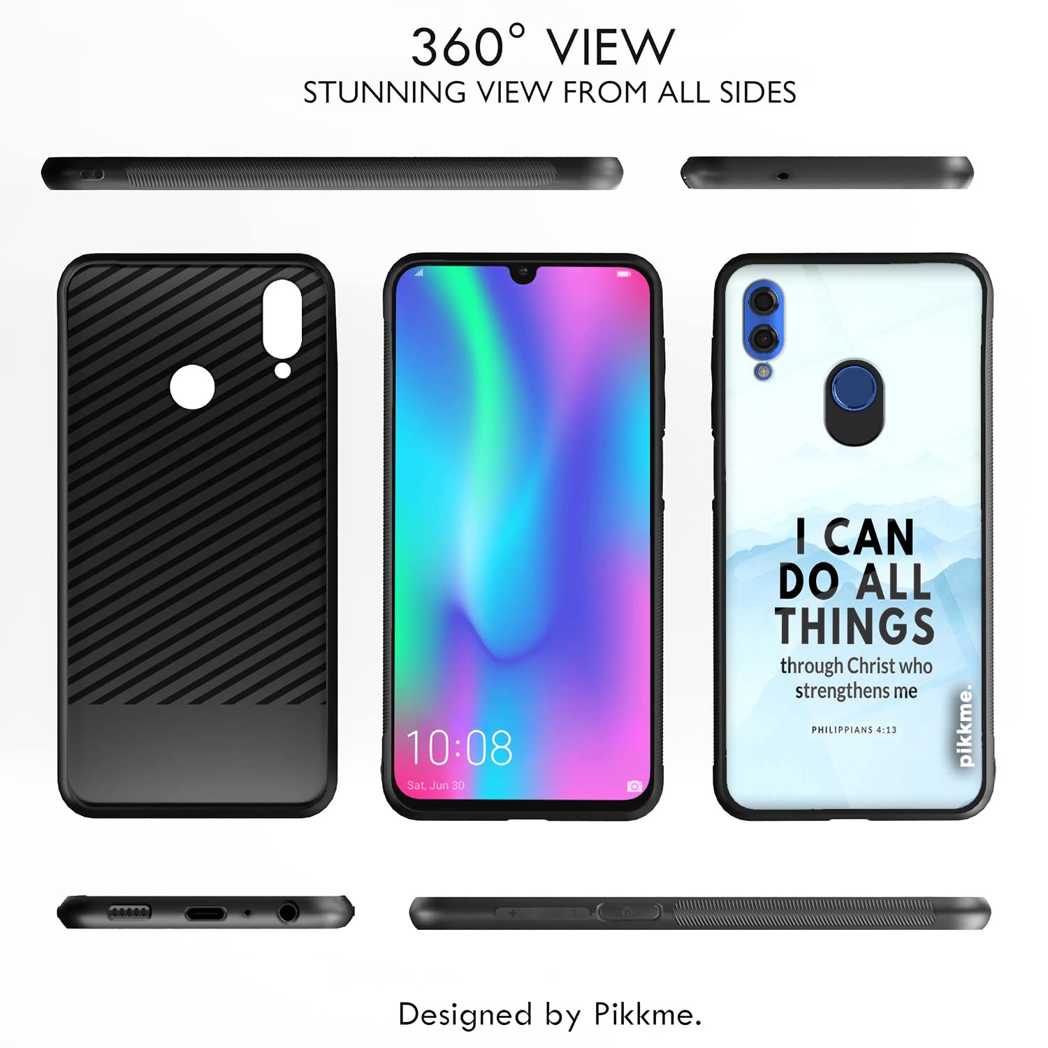 Pikkme Honor 10 Lite Hybrid mobile back cover – photo 2