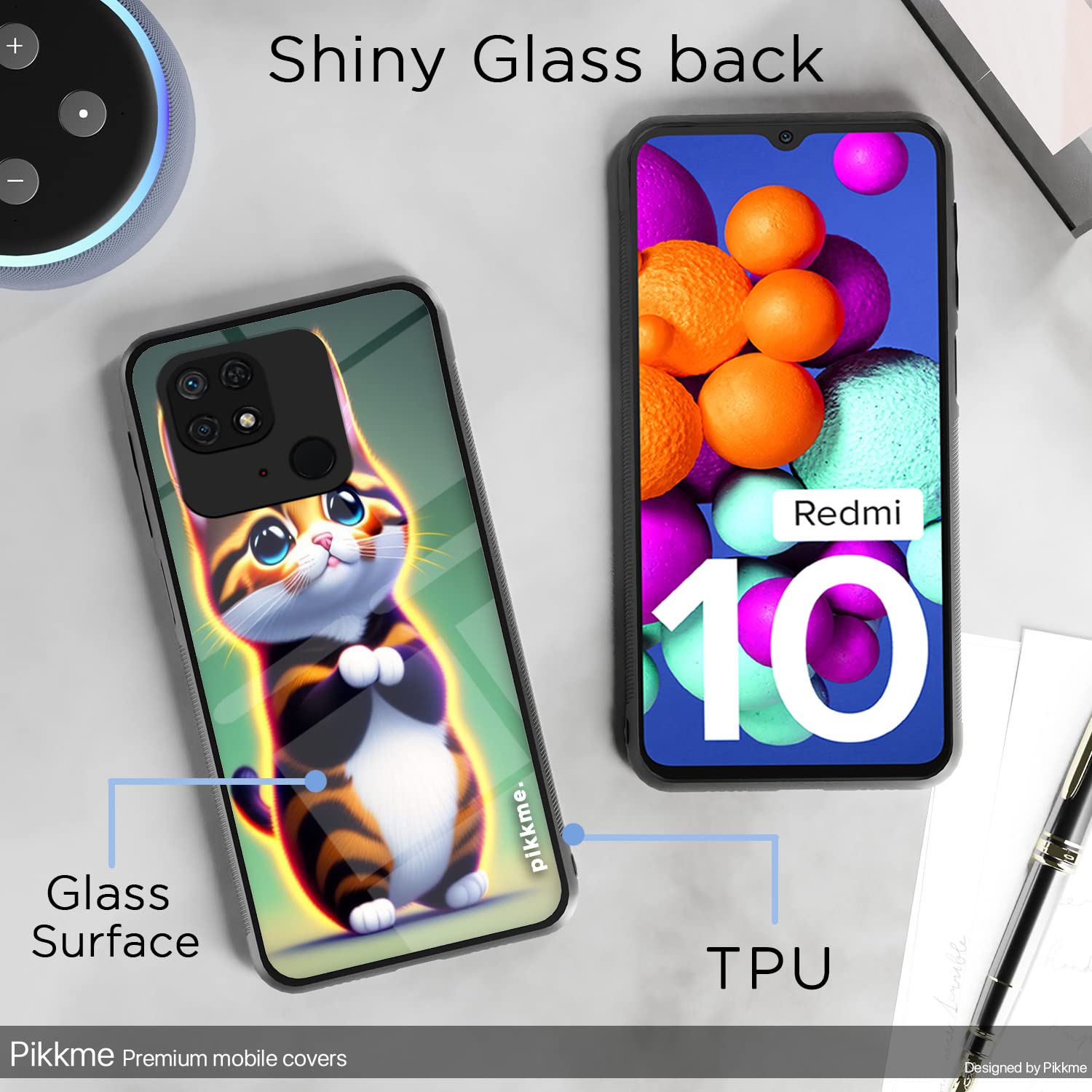 Redmi 10/10 Power Cat phone cover by Pikkme – photo 3