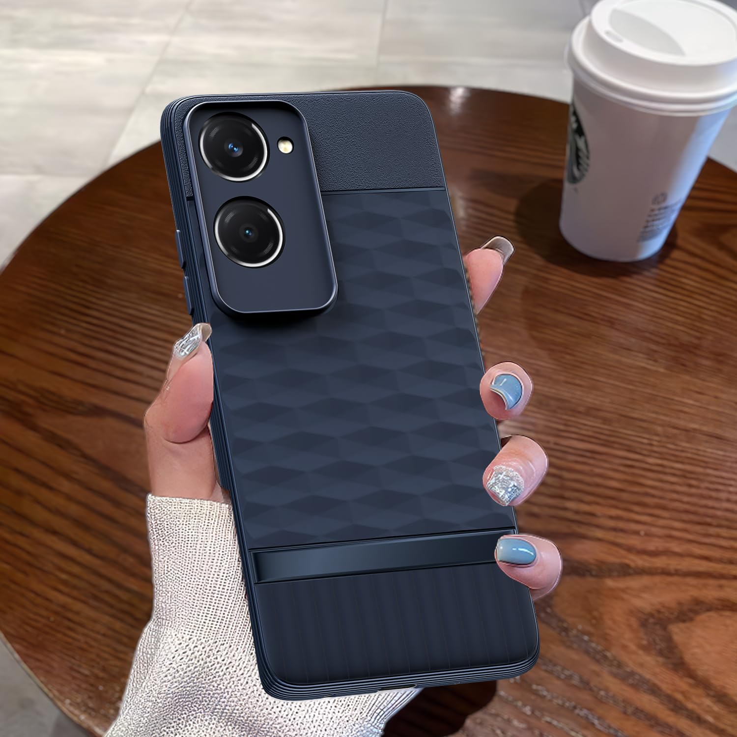 Pikkme iQOO Z9 Lite 5G / Vivo T3 Lite 5G / Vivo Y18 / Y18e / Y03 Gencase Back Cover (Blue)