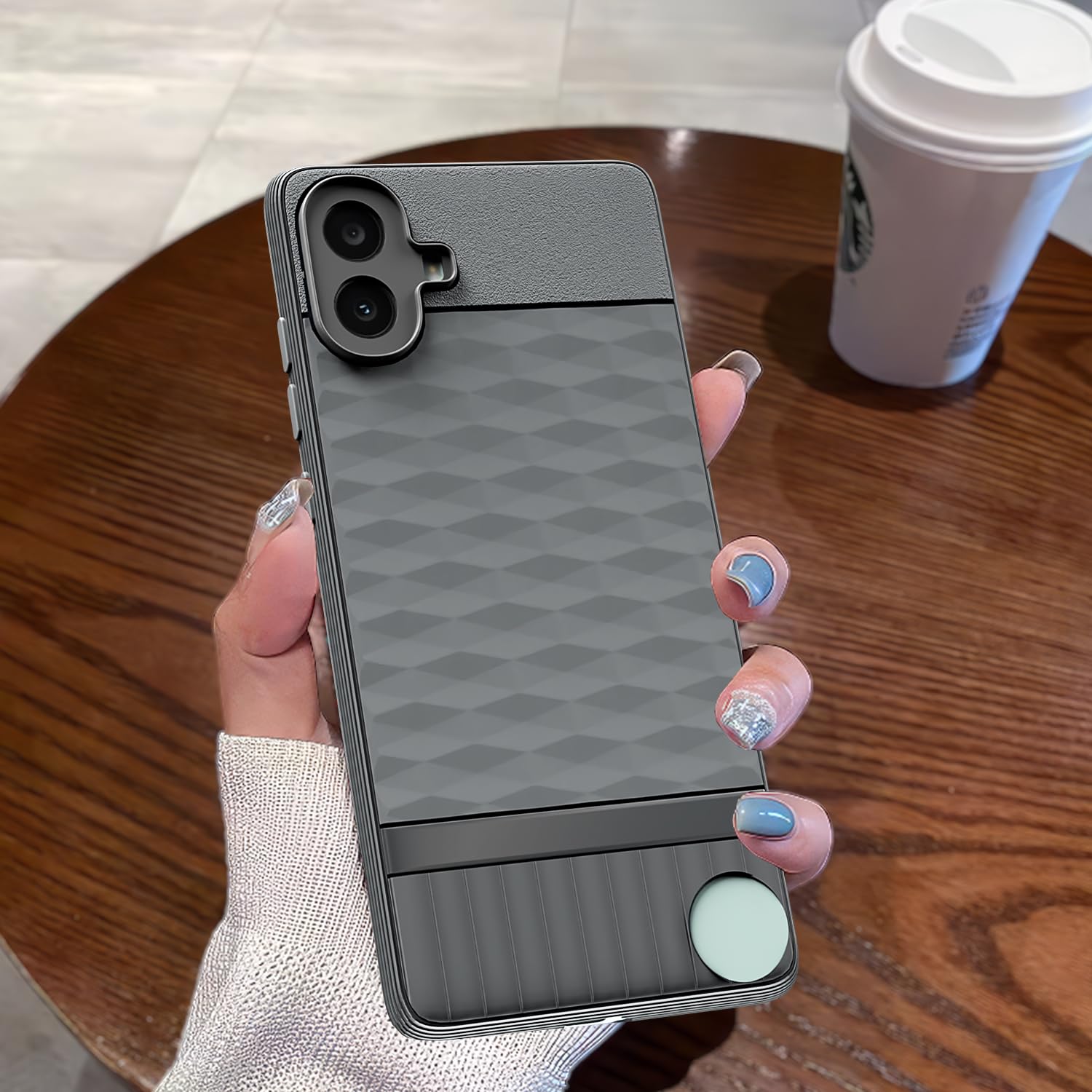 Pikkme CMF by Nothing Phone 1 5G Gencase Back Cover (Grey)