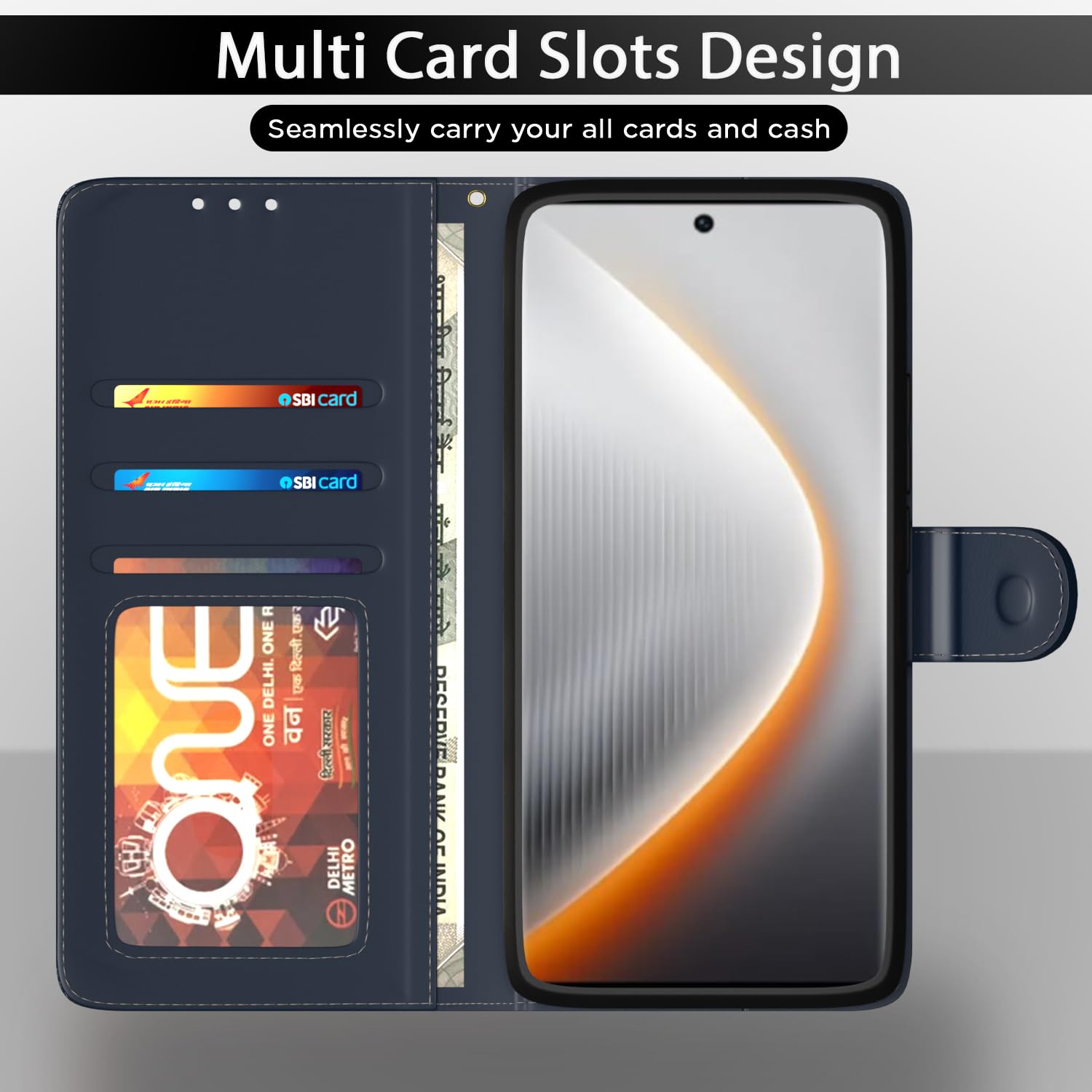 Blue Wallet flip cover for Tecno Pova – Pikkme – photo 5