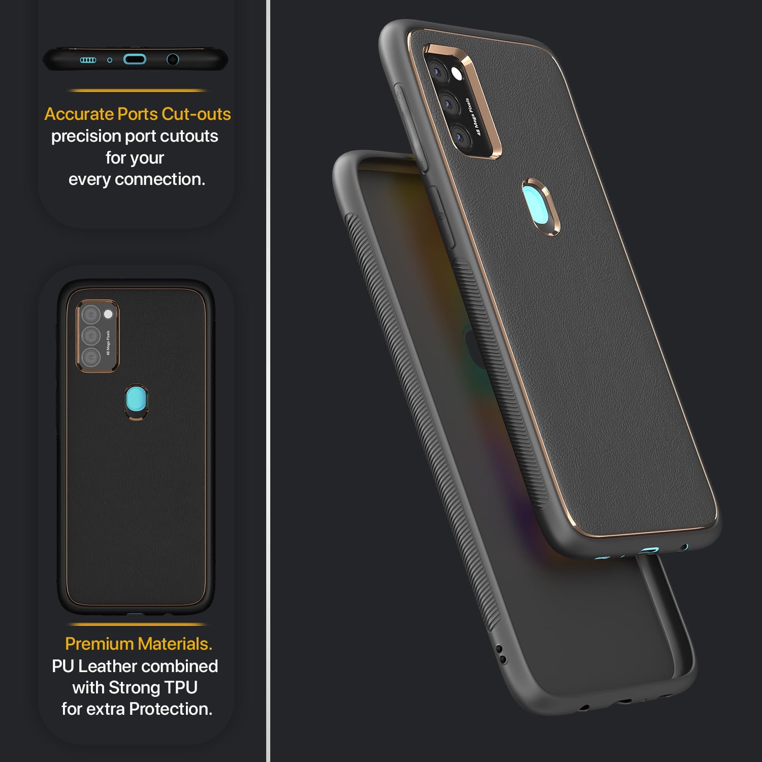 Black back cover for Samsung M30s/M21/M21 (2021) – Pikkme – photo 5