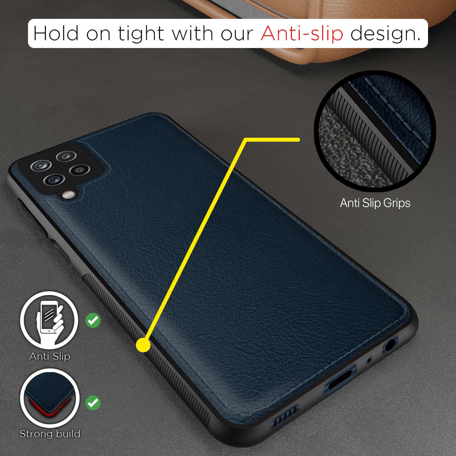 Samsung M32 Prime/M32 4G back cover in blue by Pikkme – photo 2