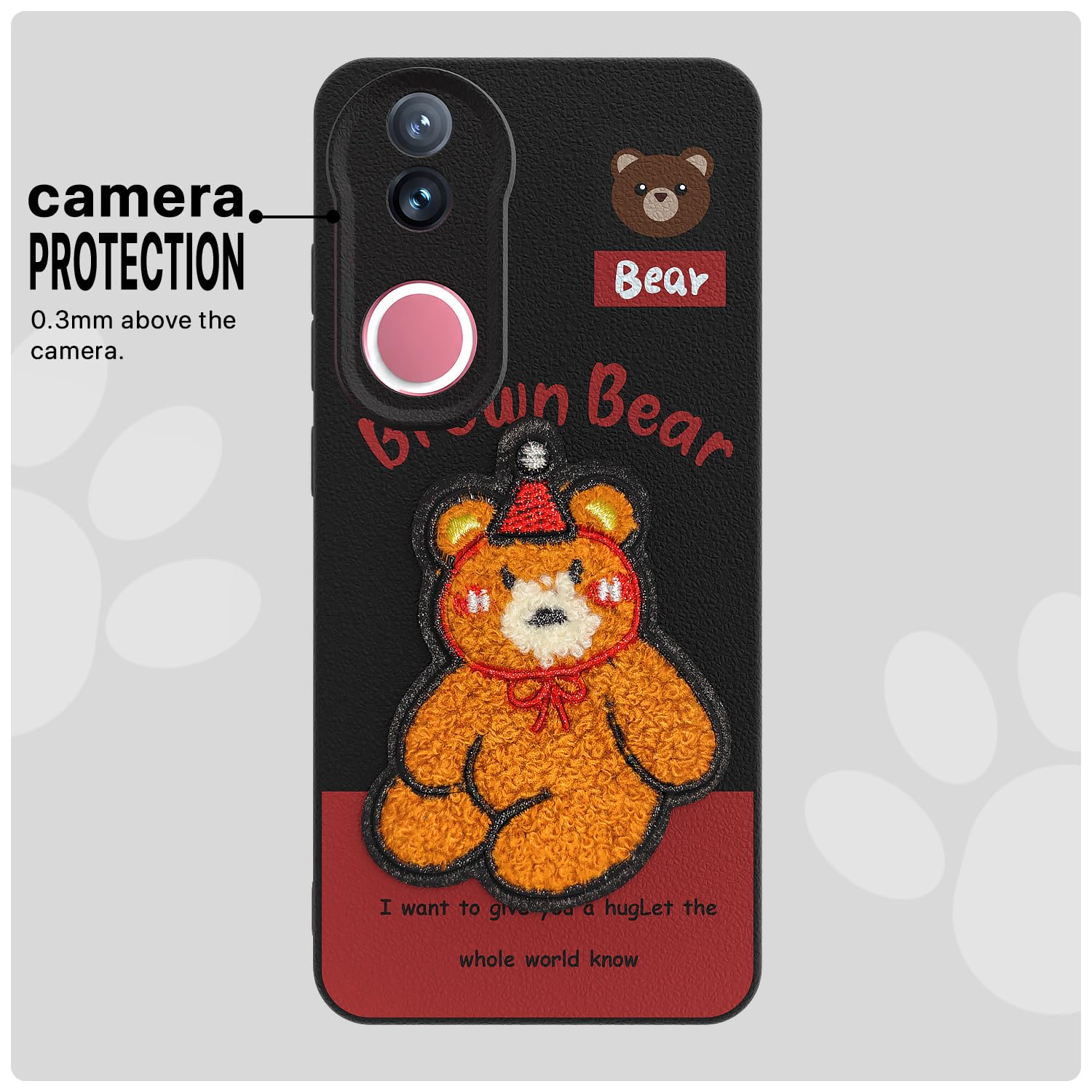 Cherry Plush Patch mobile cover for iQOO Z10R/Vivo V50/V50e/T4R 5G – Pikkme – photo 6