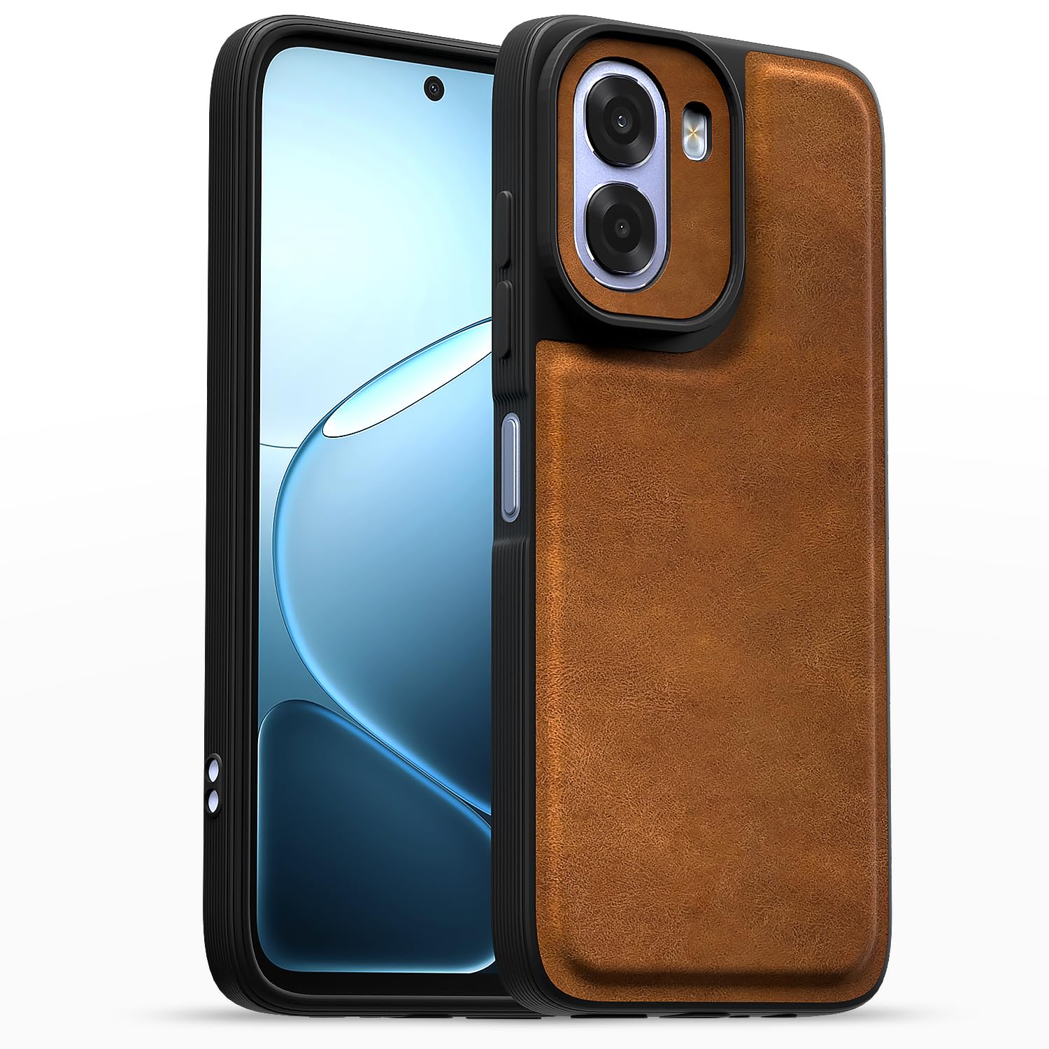 Oppo K14x 5G/A6x/A6s 5G back cover in brown by Pikkme