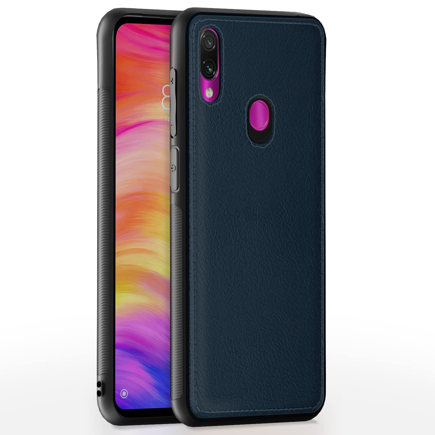 Redmi Note 7 Pro/Note 7/Note 7S Leather mobile back cover in blue by Pikkme