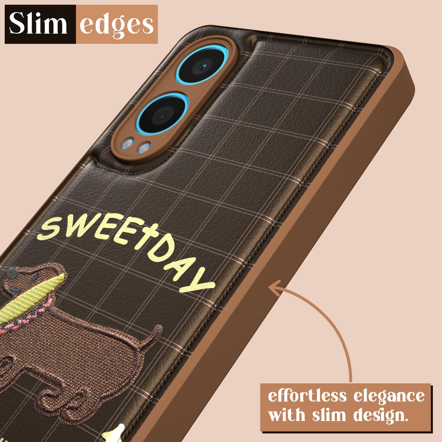 Pikkme OnePlus Nord Ce 4 Lite 5G Cute Girlish Dog Series Back Cover (Design1)