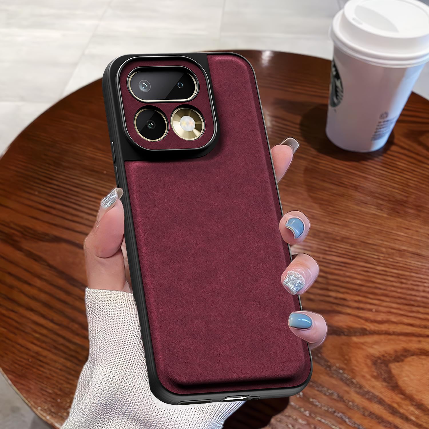 Pikkme Realme 16 Pro 5G Leather purple mobile cover – photo 7