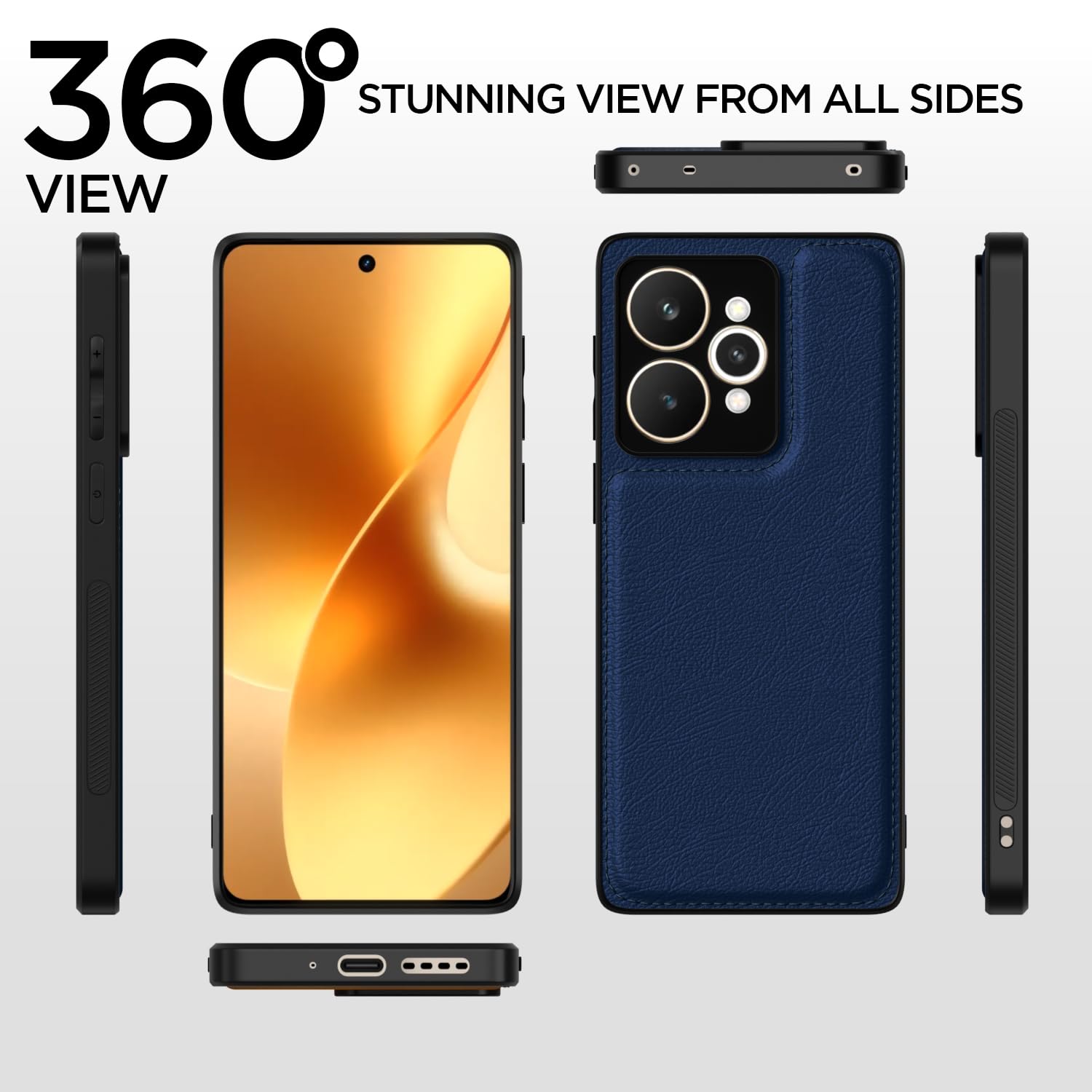 Realme 15 5G phone cover in blue by Pikkme – photo 4