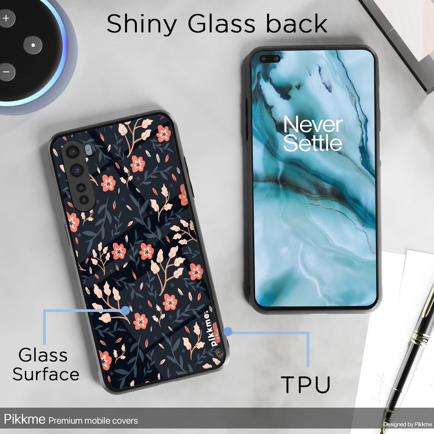 Pikkme OnePlus Nord Flower back cover – photo 3