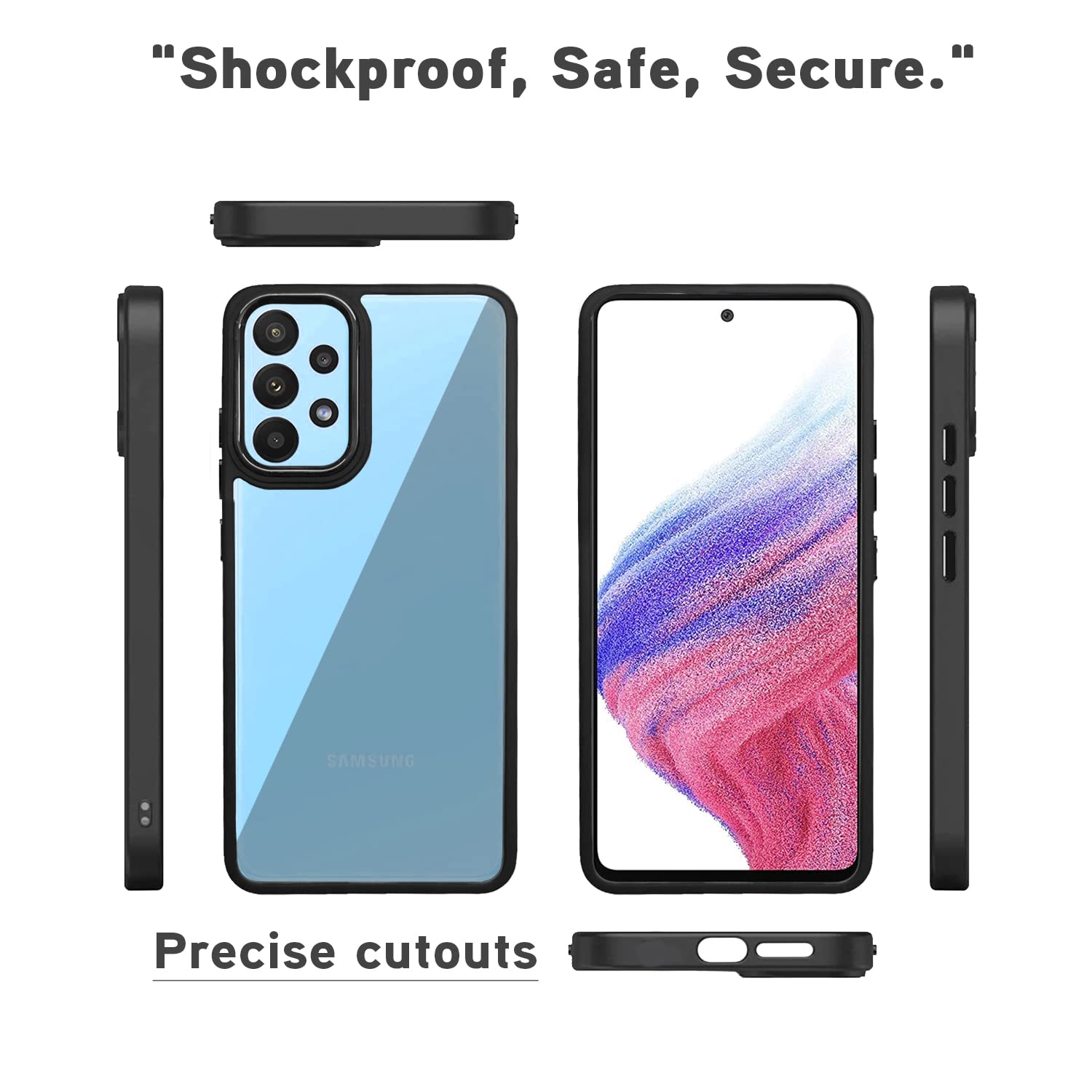Samsung A53 5G mobile cover in black by Pikkme – photo 3