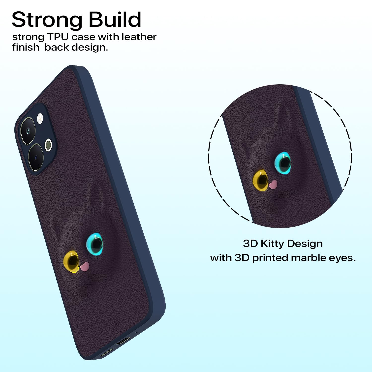 Pikkme Vivo T5x/Y51 Pro/iQOO Z11x 5G purple phone cover – photo 2
