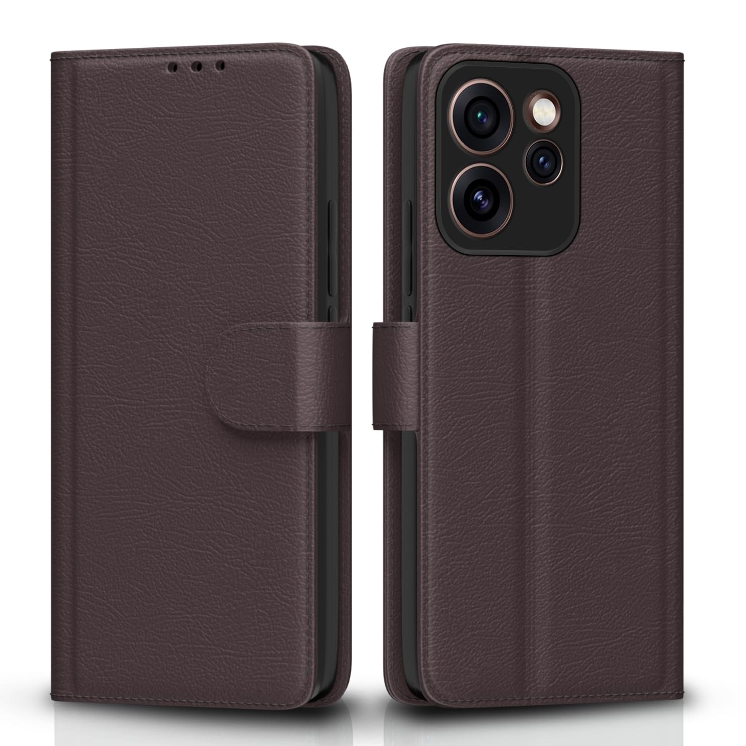 Oppo Reno 15 Pro Mini 5G flip case in coffee by Pikkme