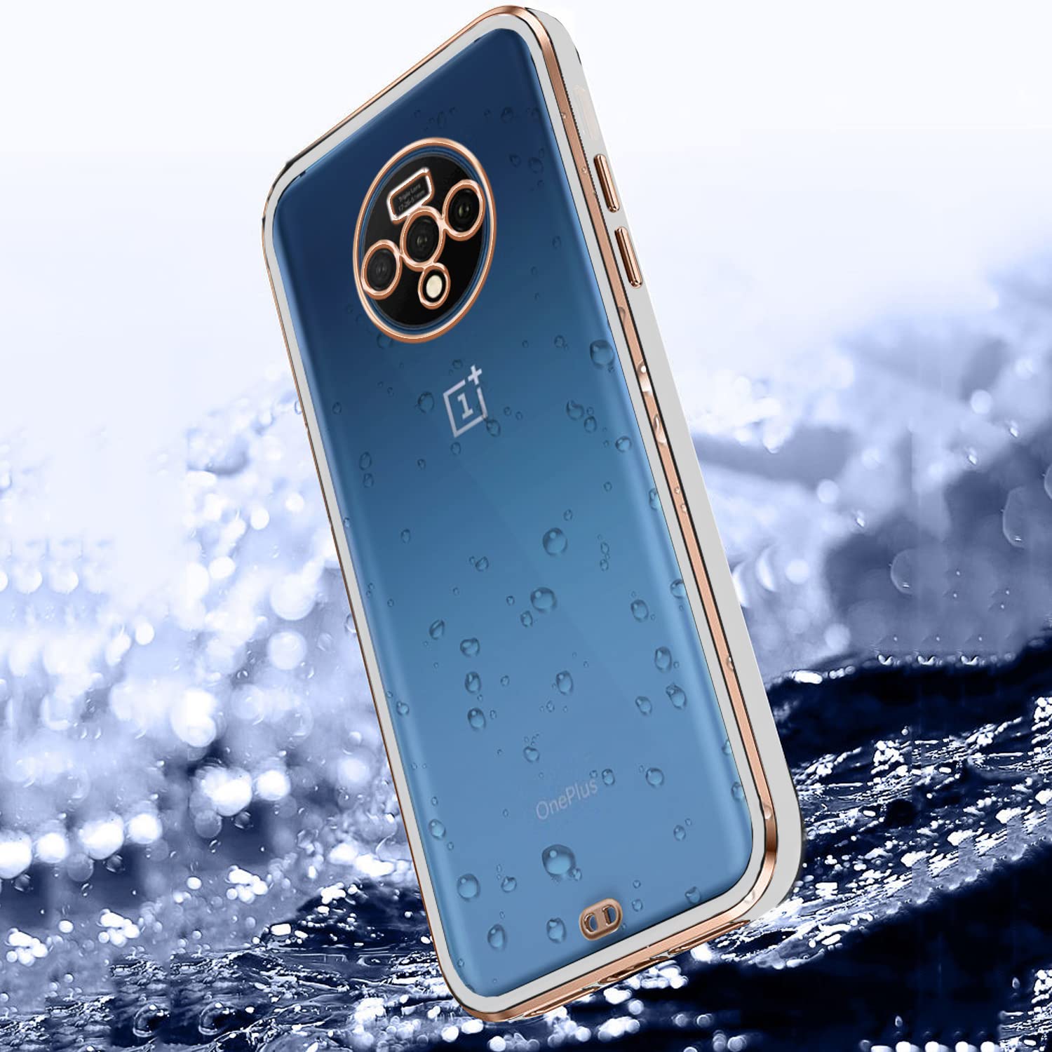 White Chrome mobile back cover for OnePlus 7T – Pikkme – photo 2