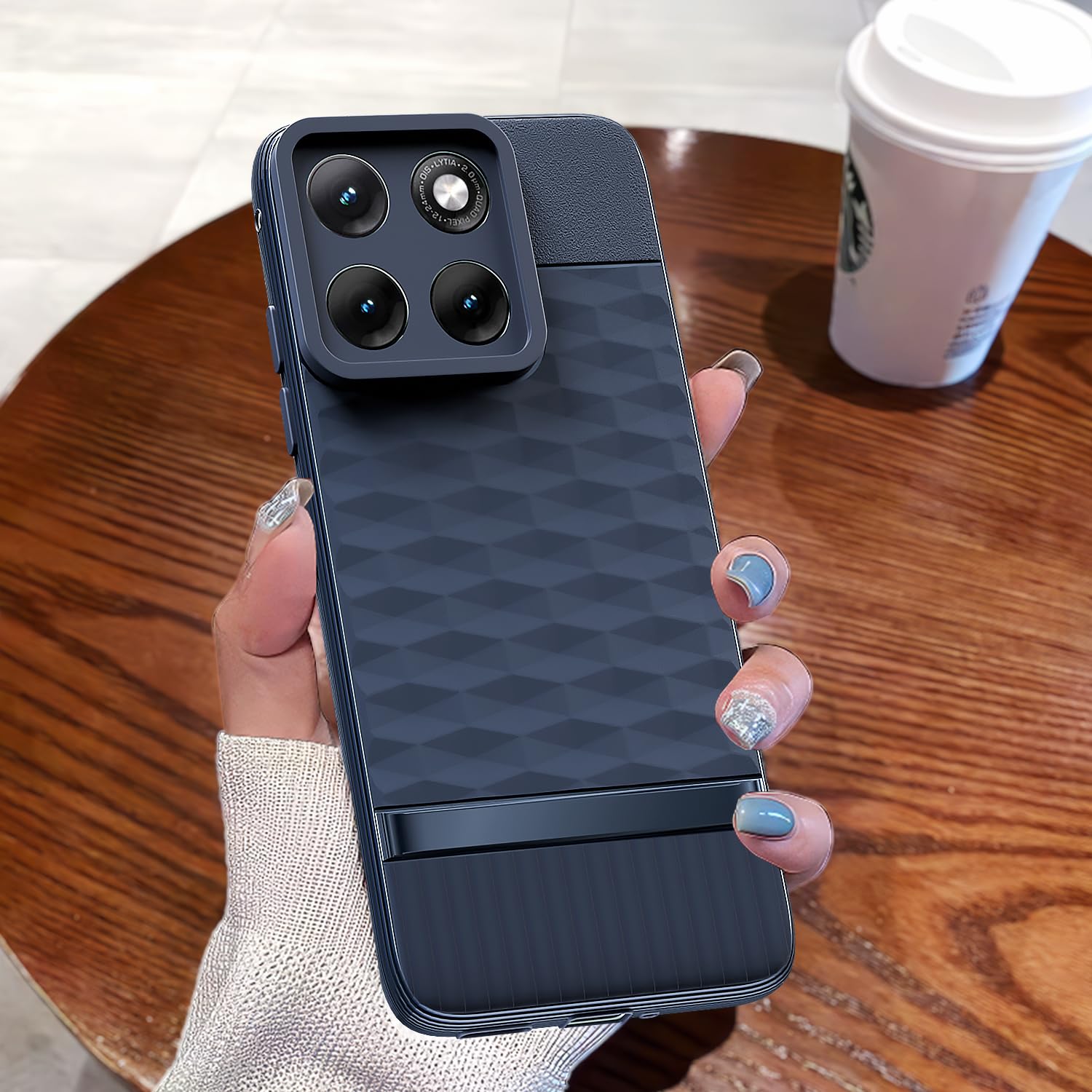 Pikkme blue phone cover for Moto Edge 70 Fusion 5G – photo 7