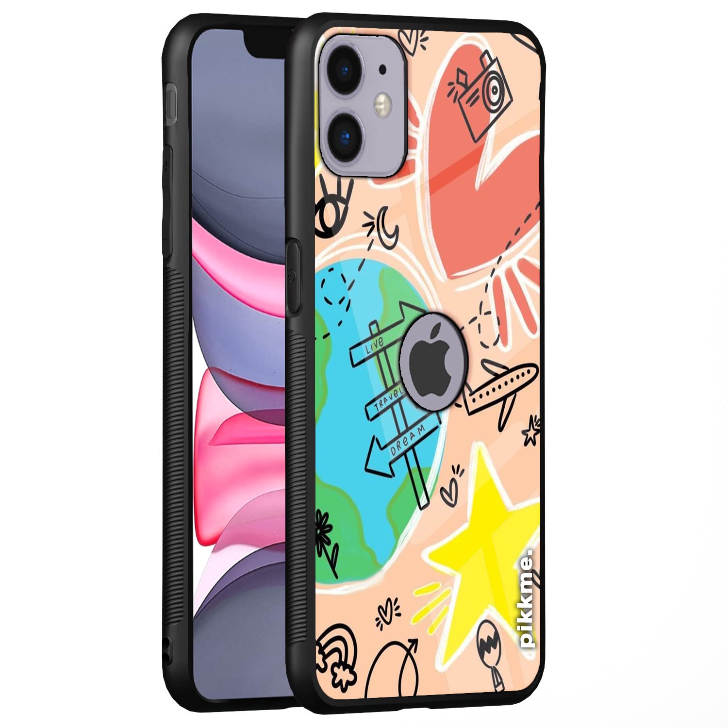 Pikkme Hybrid mobile back cover for iPhone 11