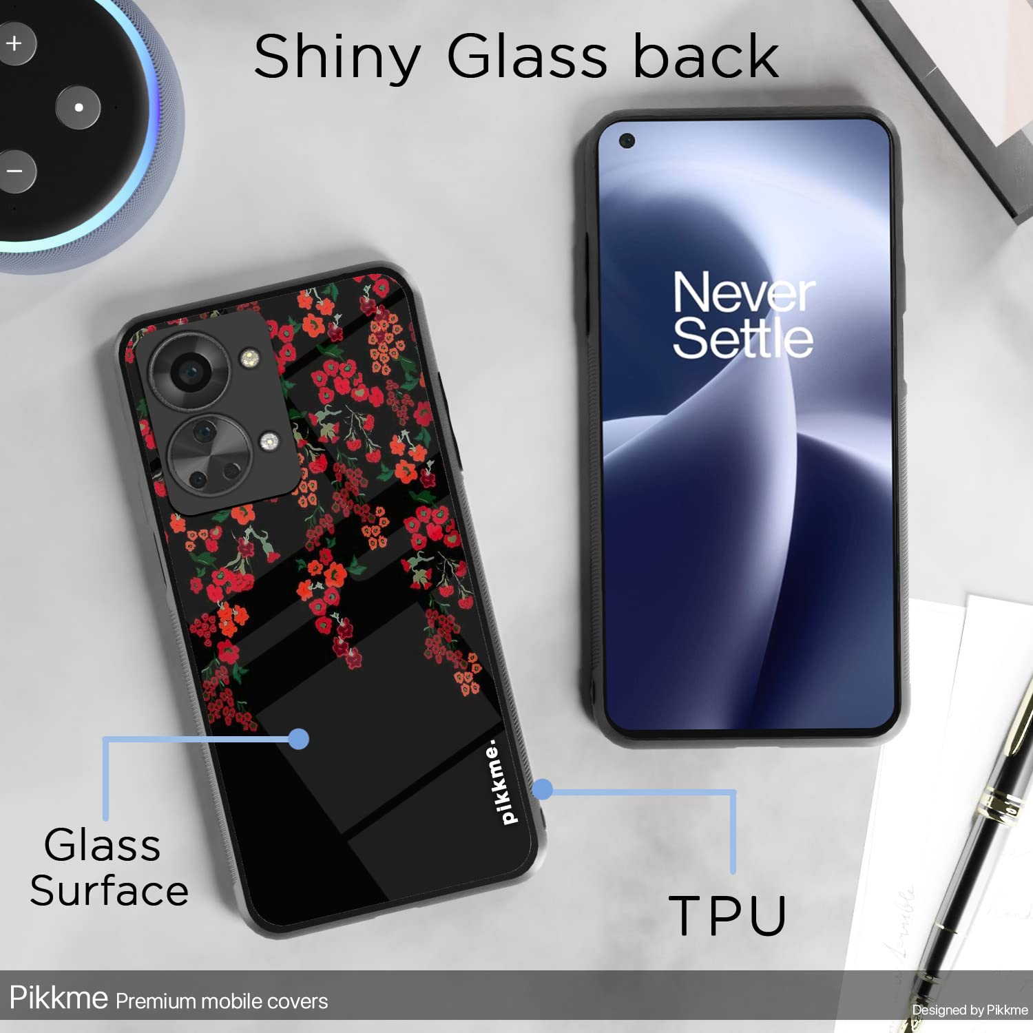 Pikkme OnePlus Nord 2T 5G Flower back cover – photo 3