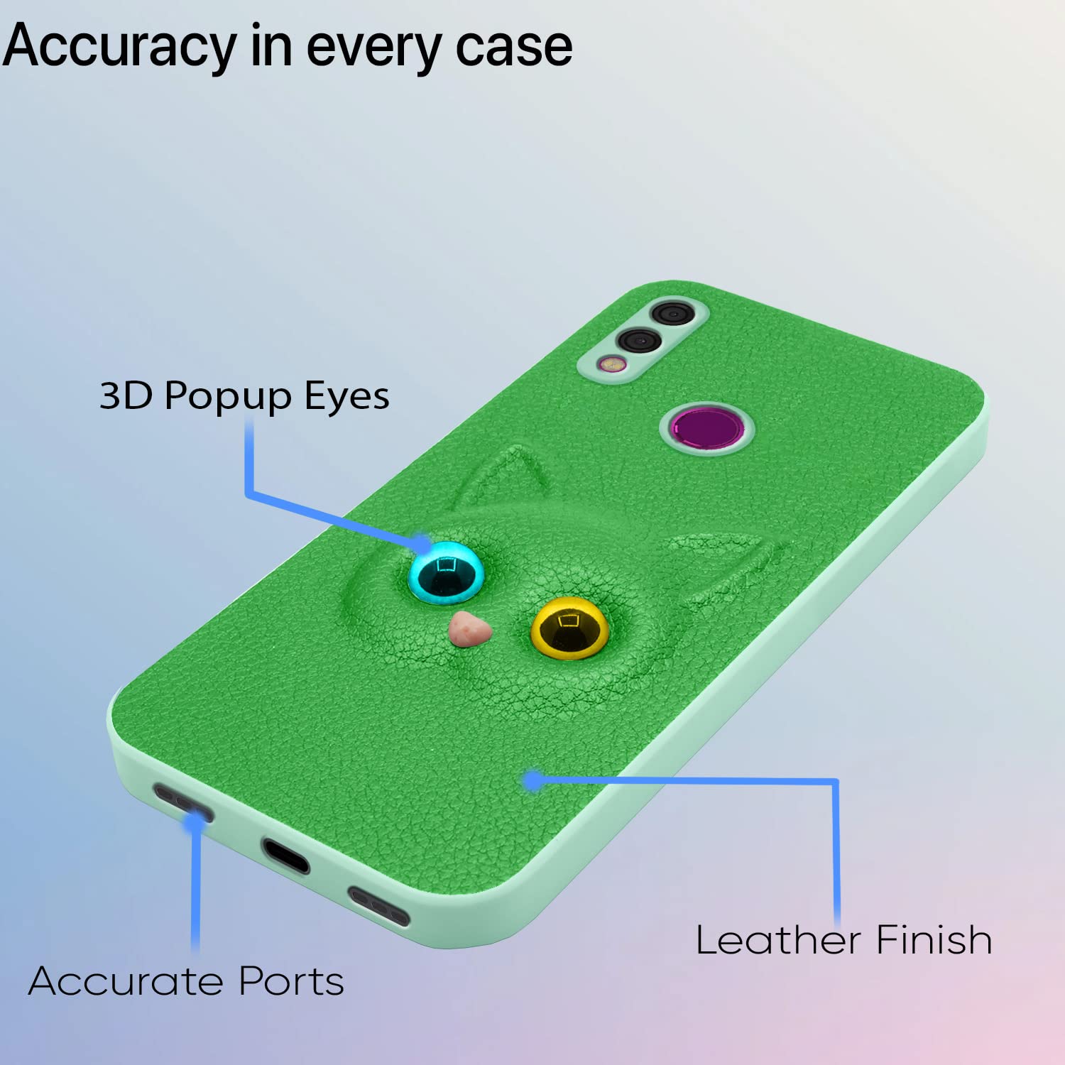 Redmi Note 7/Note 7 Pro/Note 7s mobile cover in green by Pikkme – photo 3