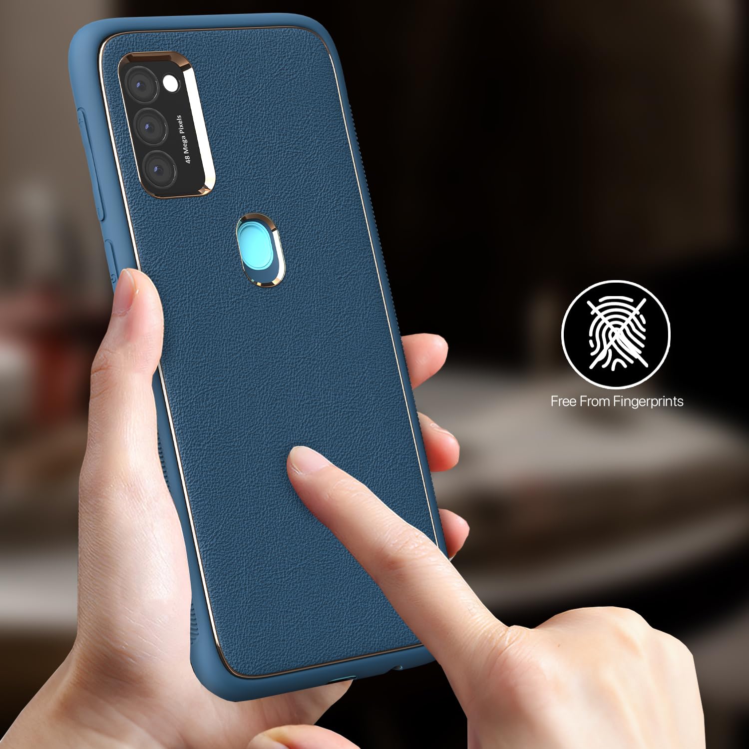 Samsung M30s/M21/M21 2021 mobile back cover in blue by Pikkme – photo 7