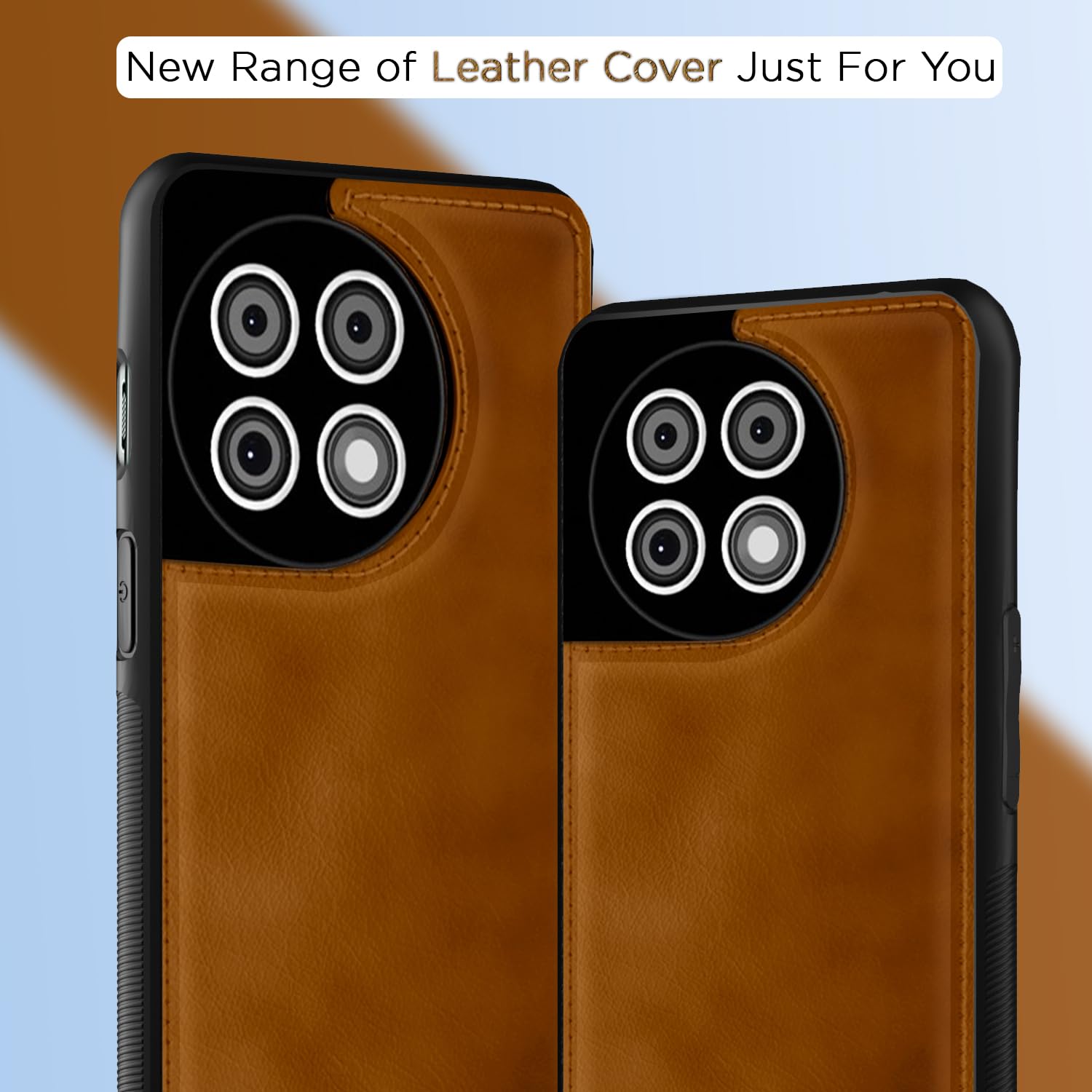 OnePlus 11R 5G Leather back cover in brown by Pikkme – photo 7