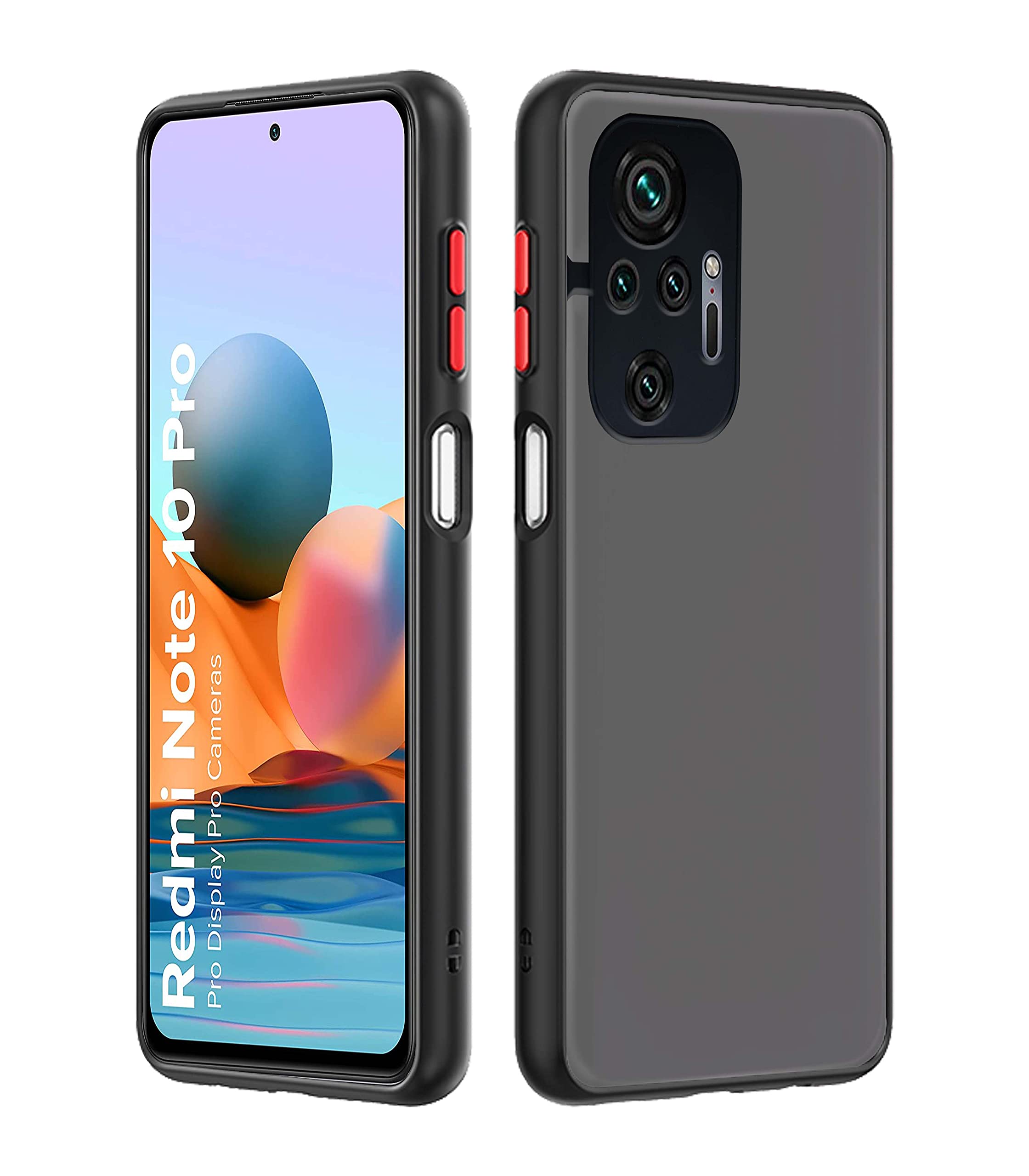 Pikkme Redmi Note 10 Pro/Note 10 Pro Max Matte black phone cover