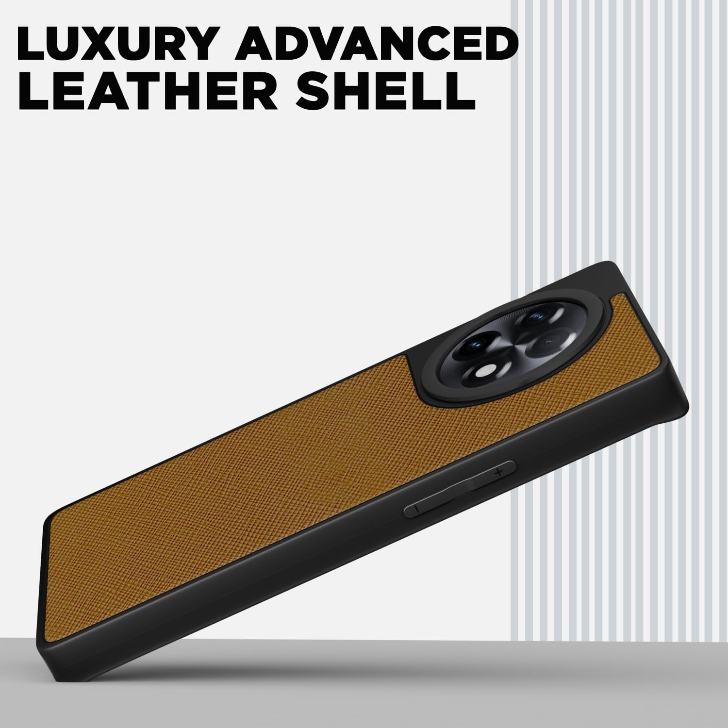 Tan Leatherback mobile cover for OnePlus 11R 5G – Pikkme – photo 2