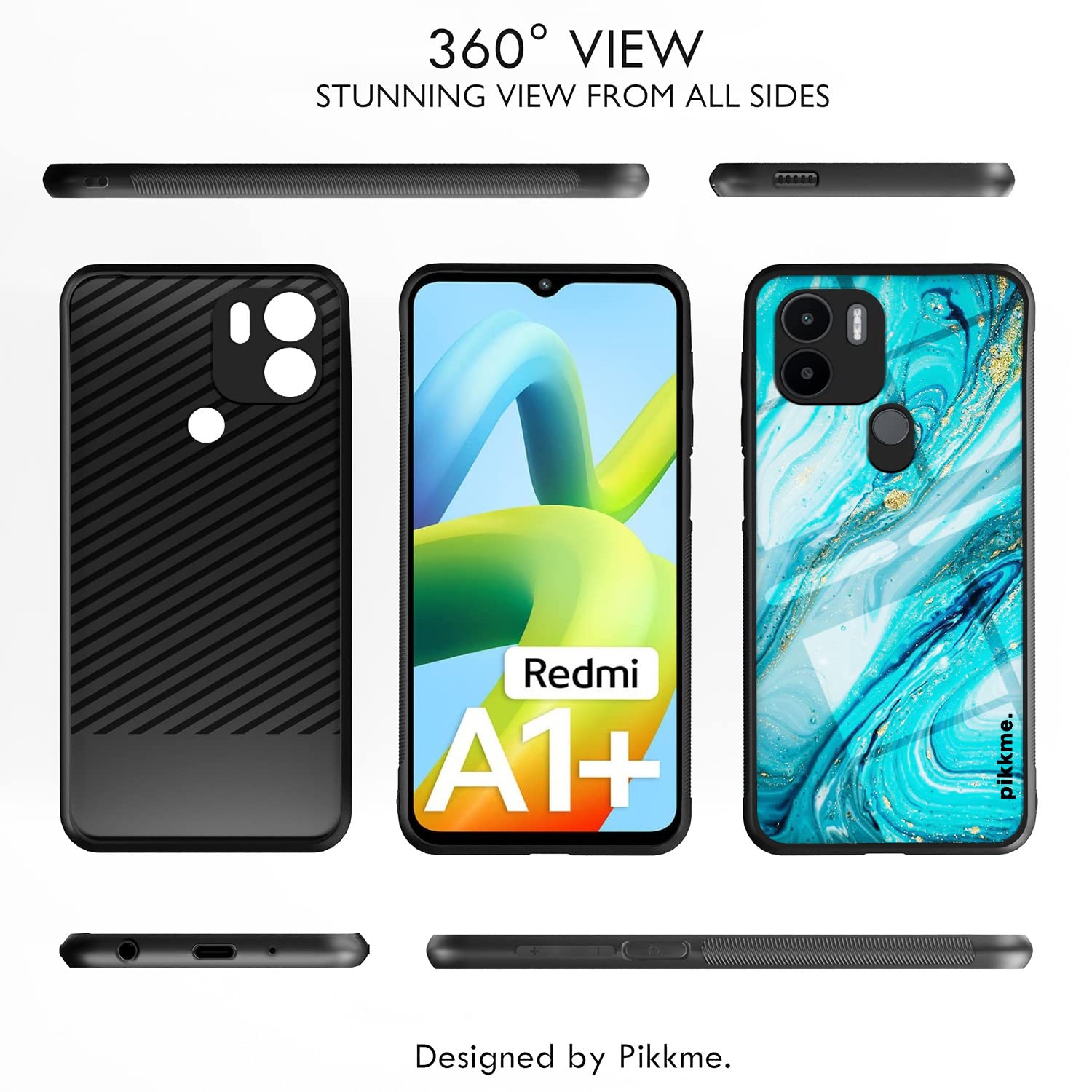 Pikkme Redmi A1 Plus/A2 Plus/Poco C50 Hybrid mobile back cover – photo 2
