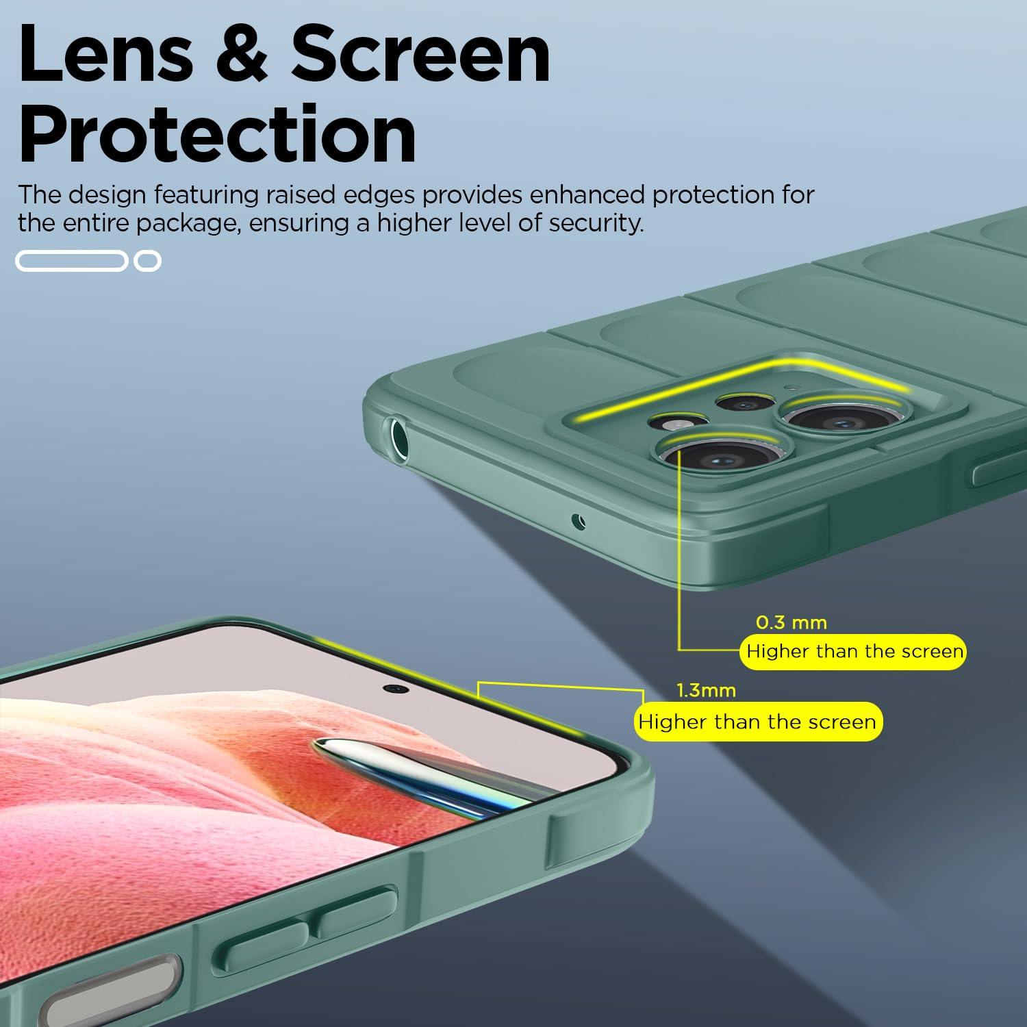 Redmi Note 12 4G phone cover in green by Pikkme – photo 3
