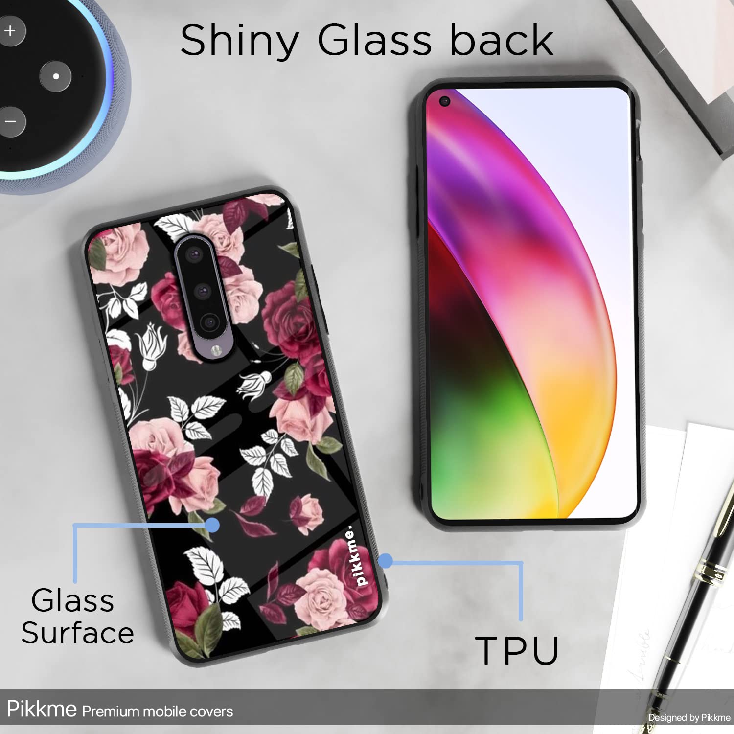 Pikkme Flower back cover for OnePlus 8 – photo 3