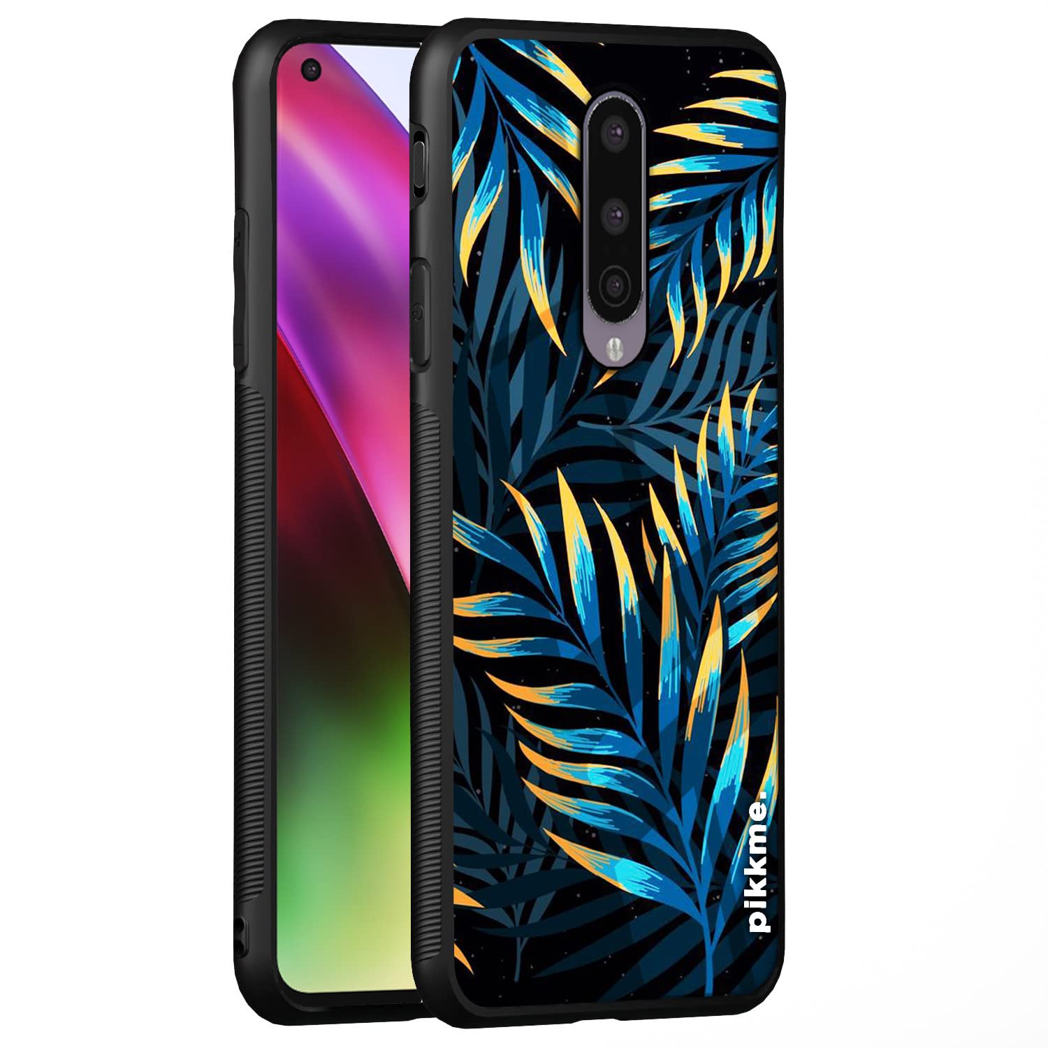 Pikkme Flower mobile back cover for OnePlus 8