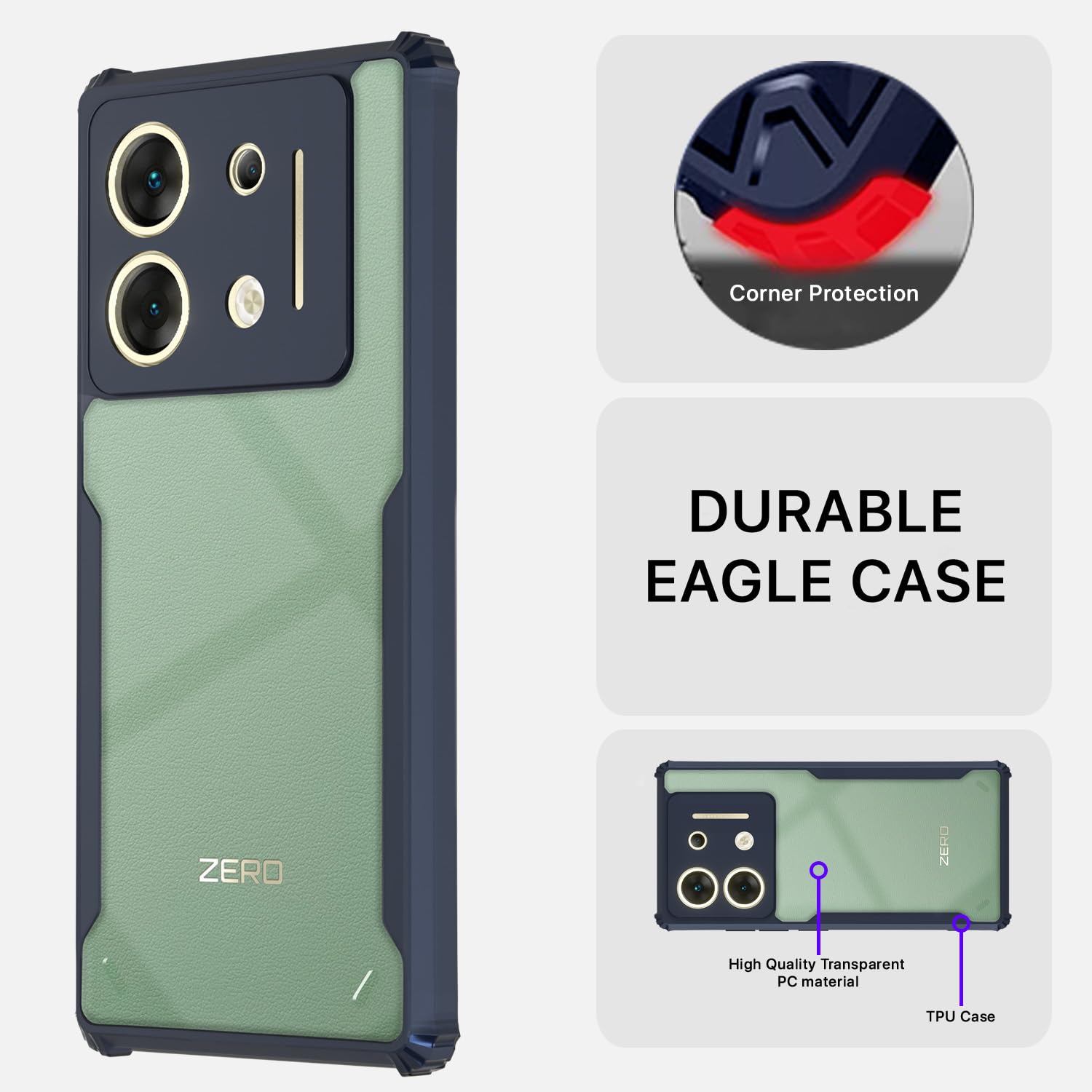 Pikkme Infinix Zero 30 5G blue phone cover – photo 5