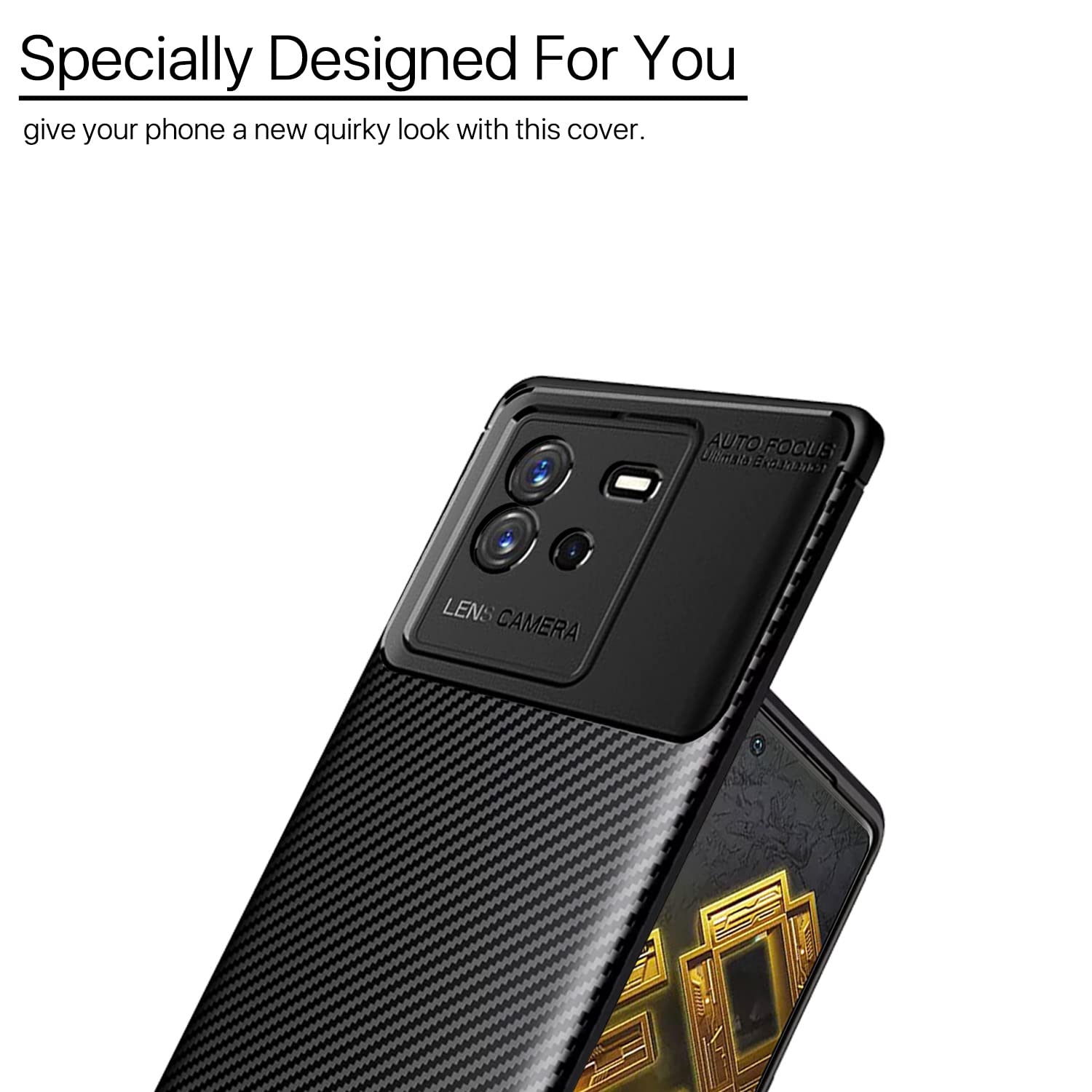 Pikkme iQOO Neo 6 5G black mobile back cover – photo 6
