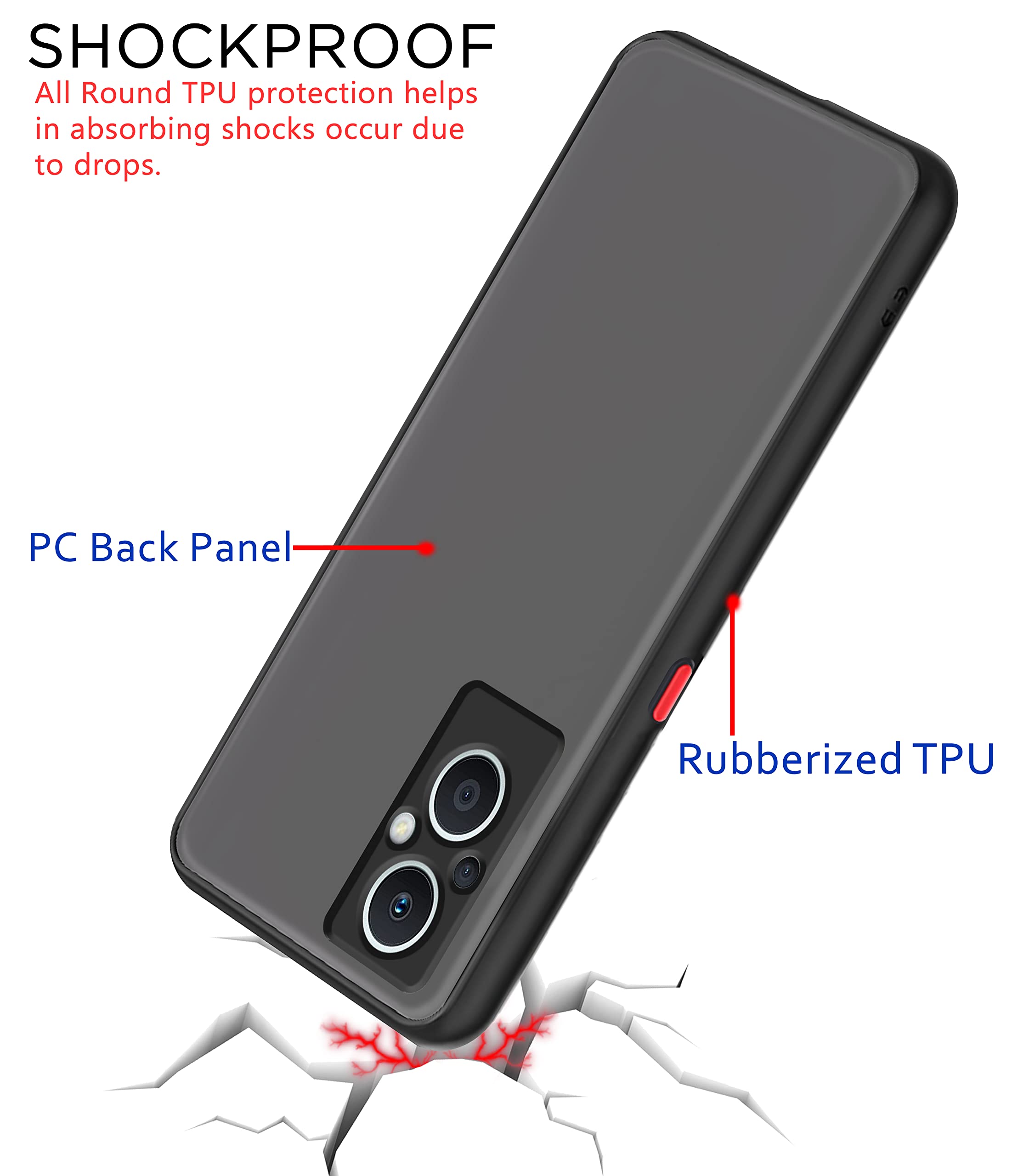 Pikkme Oppo F21 Pro 5G black mobile back cover – photo 4