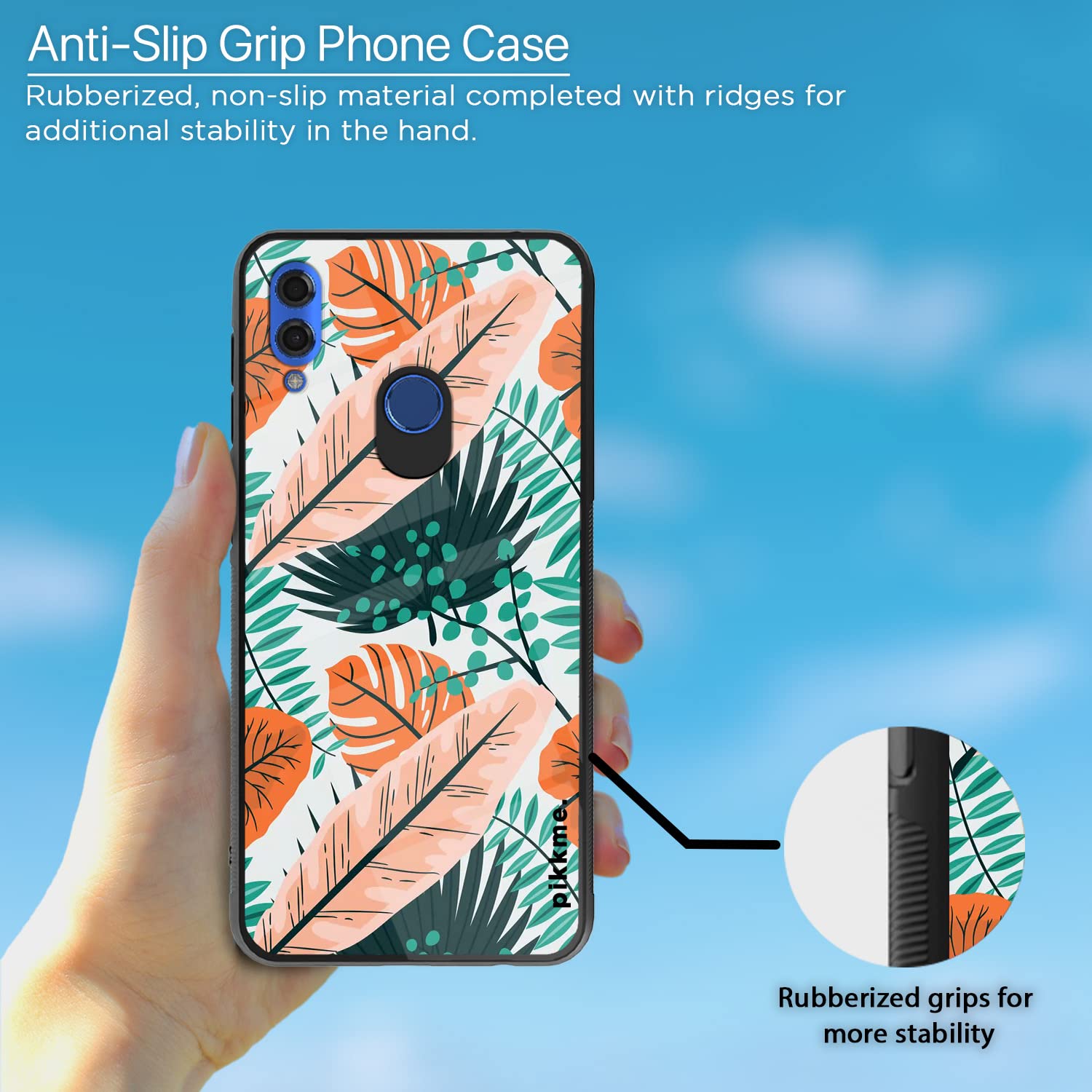 Honor 10 Lite Flower phone cover by Pikkme – photo 5