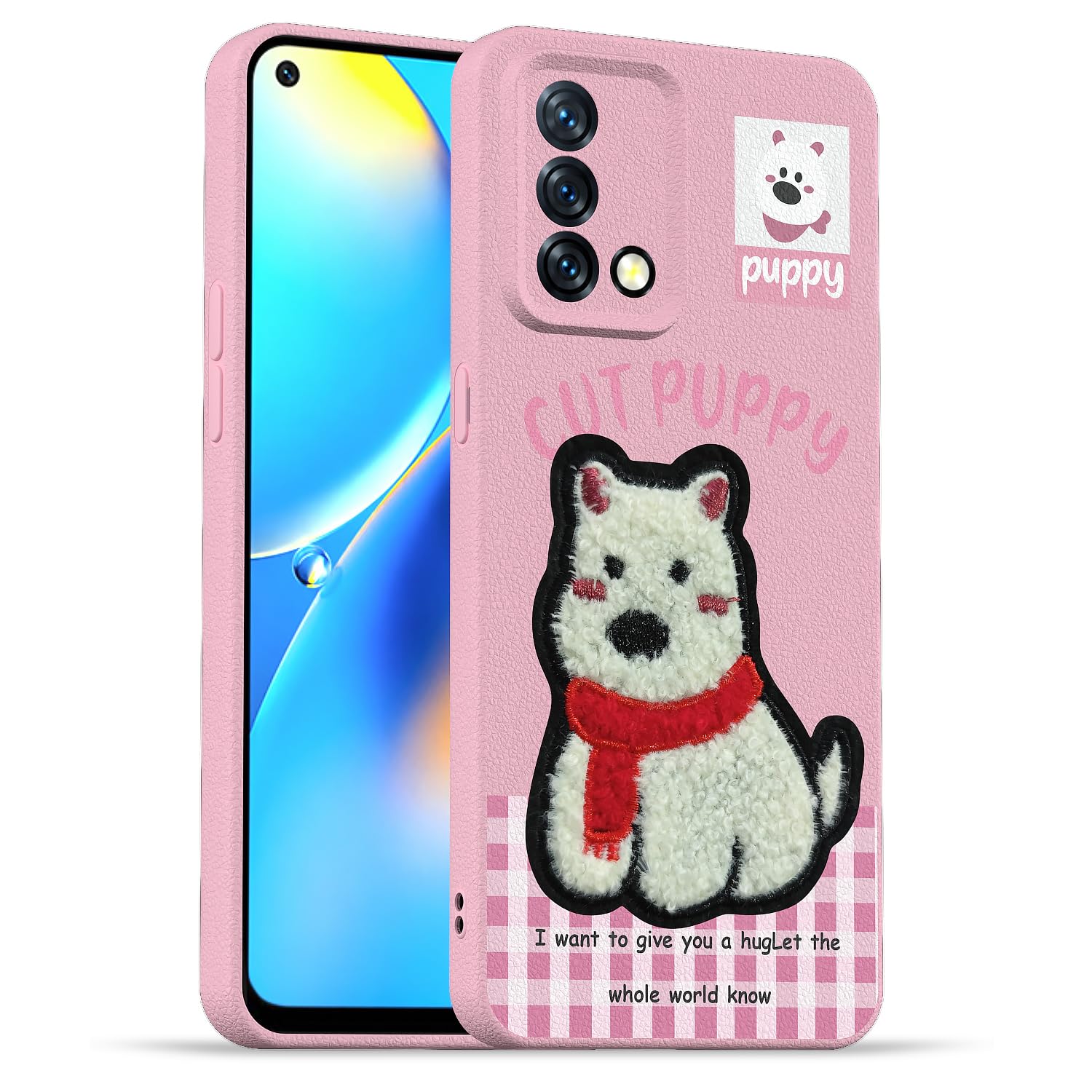 Oppo F19/F19s back cover in pink by Pikkme