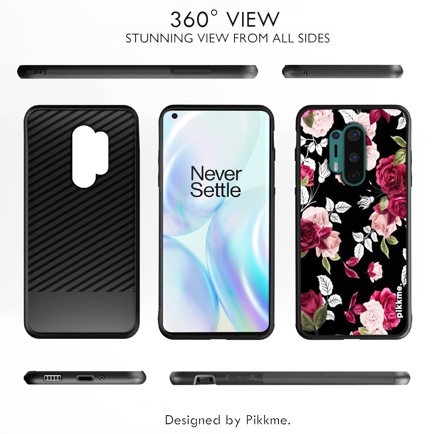 Pikkme OnePlus 8 Pro Flower mobile back cover – photo 2
