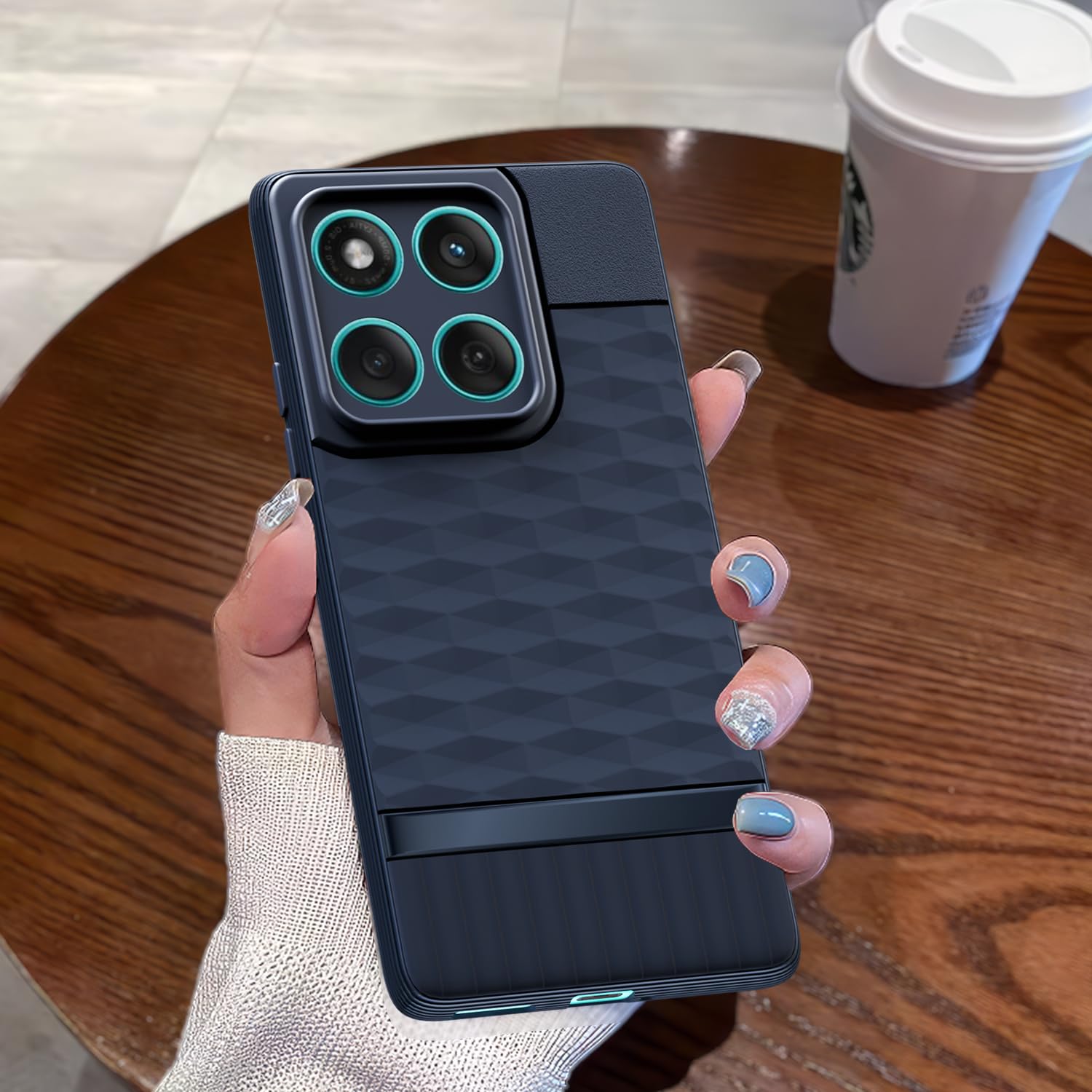 Moto Edge 60/Edge 60 Fusion 5G mobile cover in blue by Pikkme – photo 7