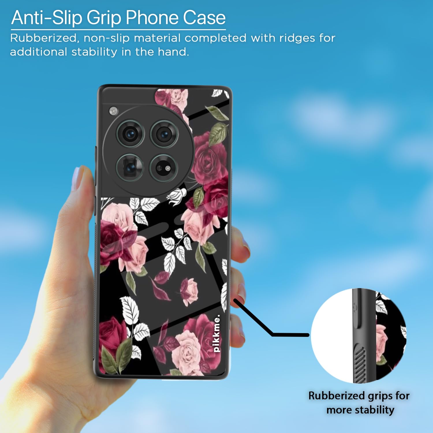 Pikkme OnePlus 12R 5G Flower mobile back cover – photo 5