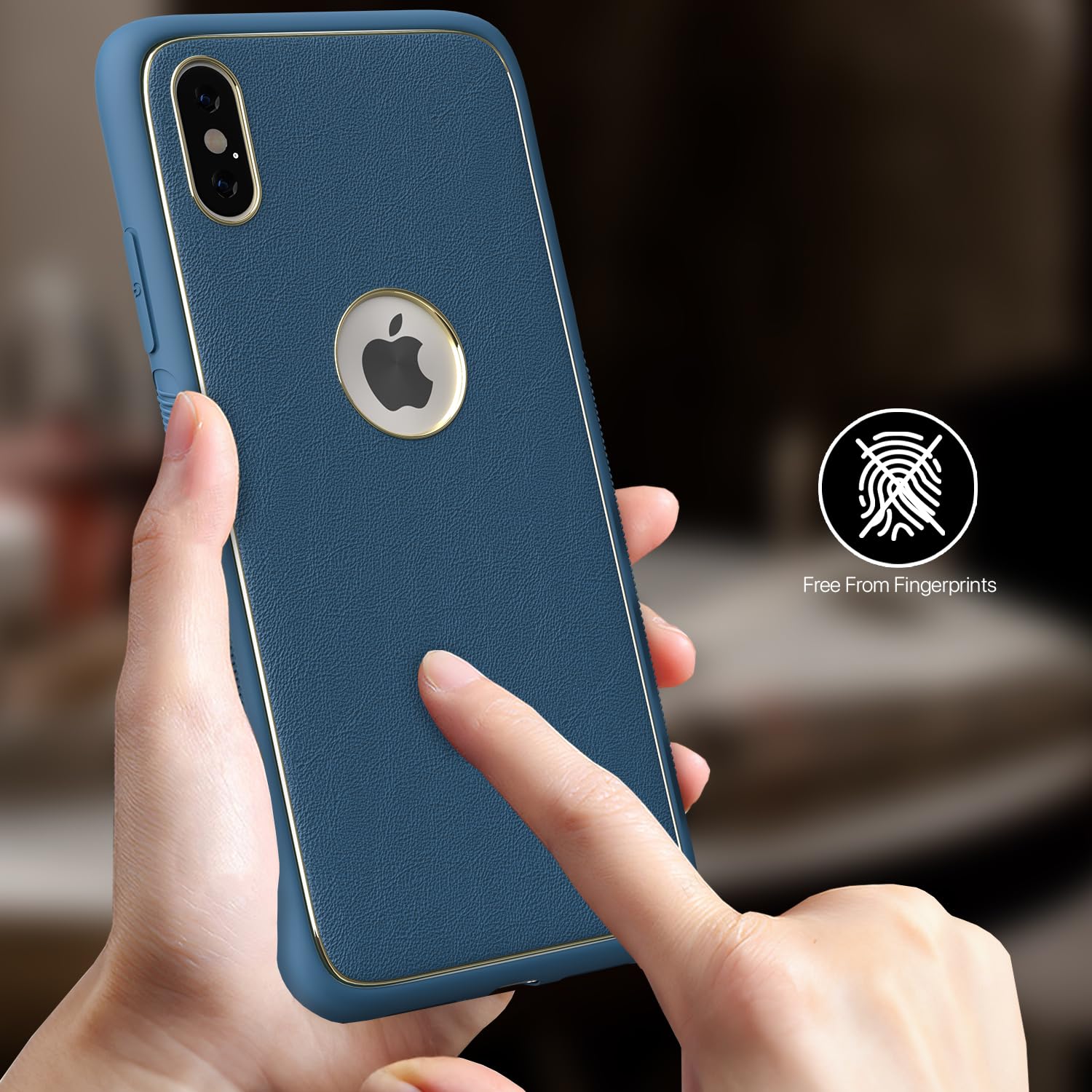 Pikkme iPhone XS Max Chrome blue back cover – photo 8