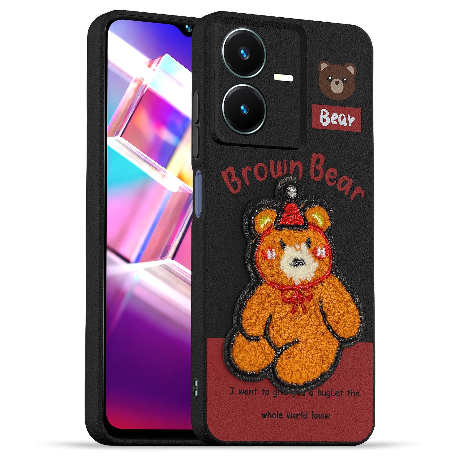 Vivo Y22 back cover in cherry by Pikkme