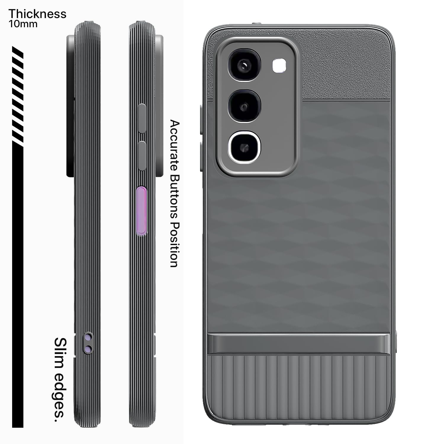 Pikkme grey phone cover for Realme P4R 5G – photo 3