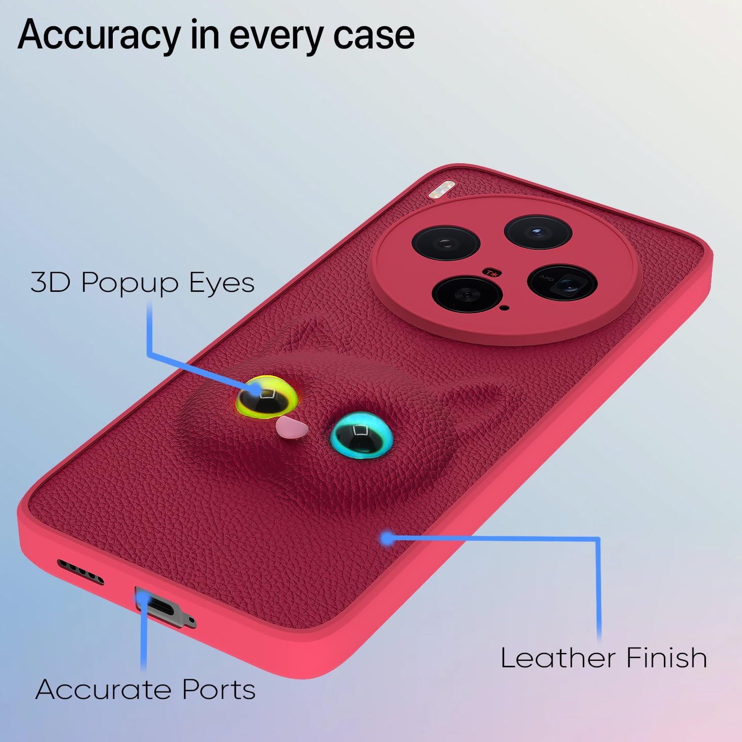 Pink mobile back cover for Vivo X300 5G – Pikkme – photo 4