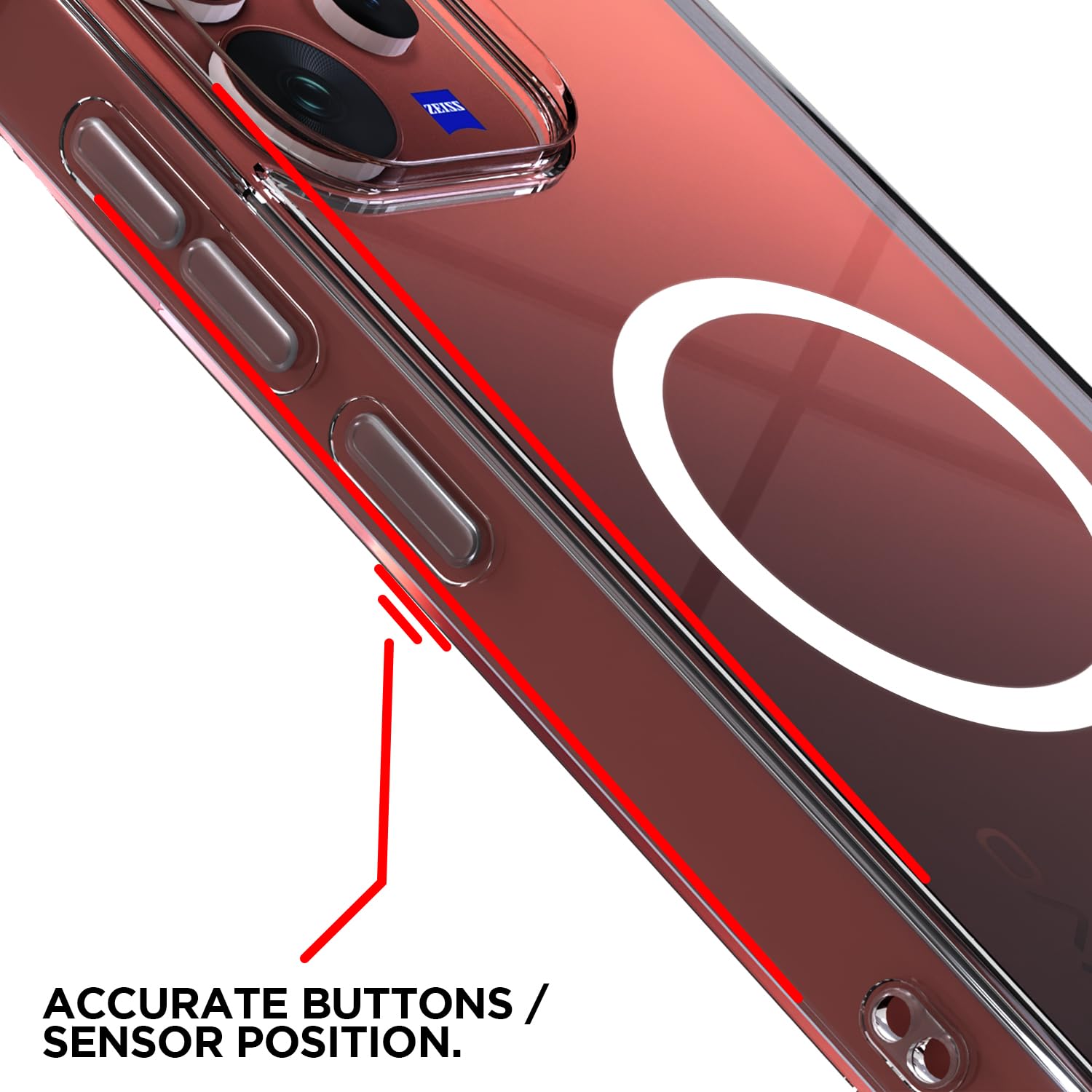 Pikkme Vivo V70/V70 transparent mag-safe back cover – photo 6