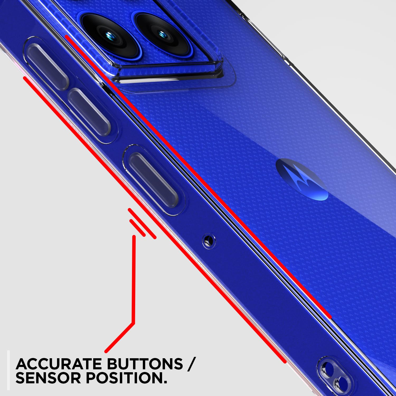 Pikkme Moto Edge 60 Pro 5G transparent mobile cover – photo 6