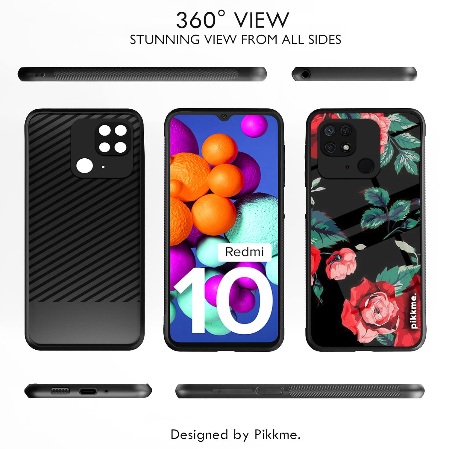 Redmi 10/10 Power Flower phone cover by Pikkme – photo 2