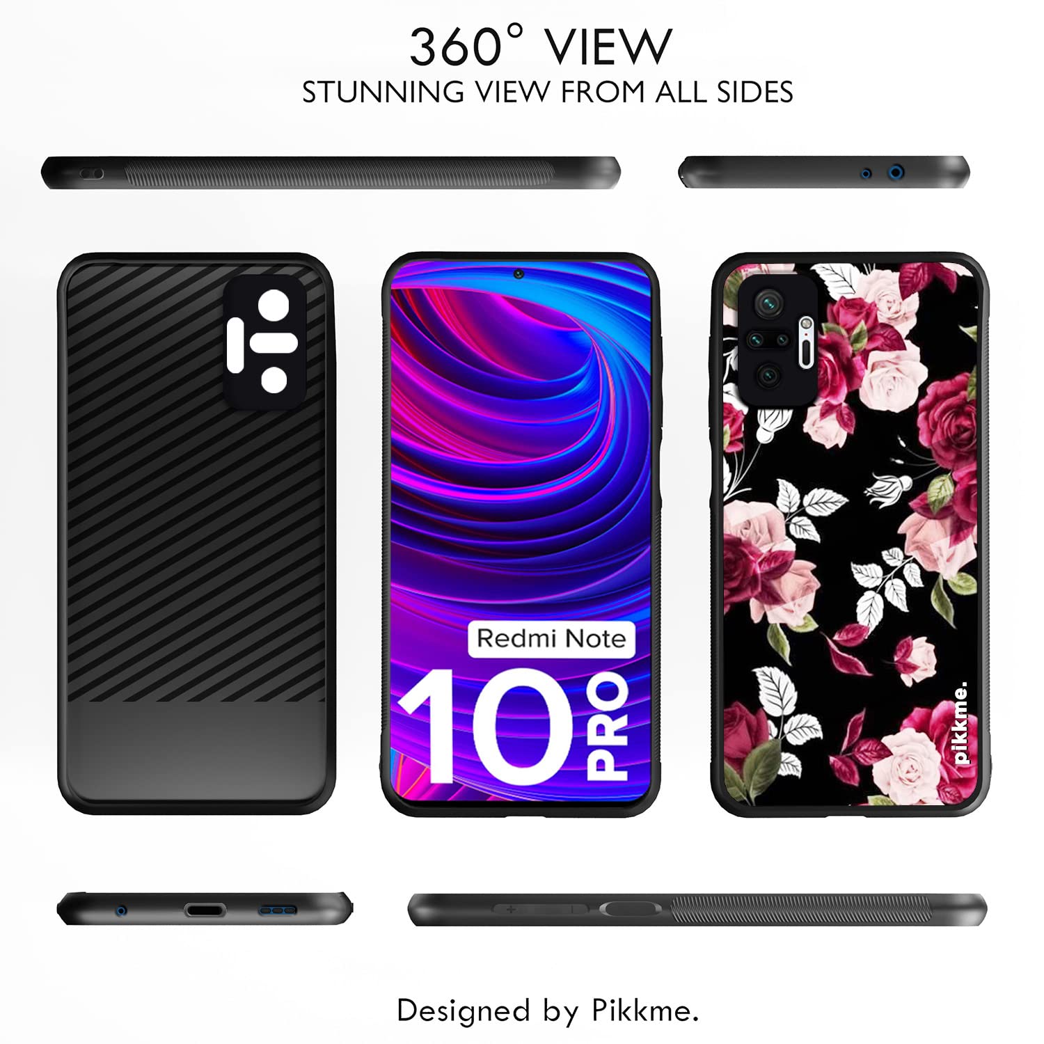 Redmi Note 10 Pro/Note 10 Pro Max Flower back cover by Pikkme – photo 2